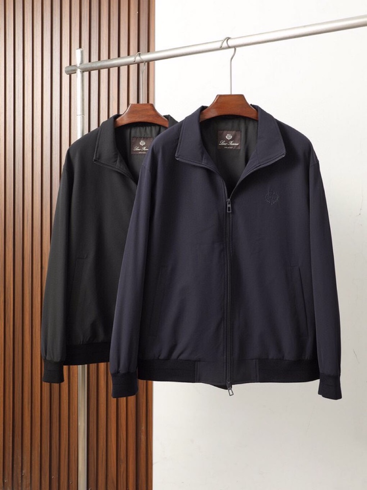 Loro Piana 诺悠翩雅lP🆕 秋冬lP🆕薄棉立领夹克外套，面料与辅料皆为客供，定织定染而成，触感