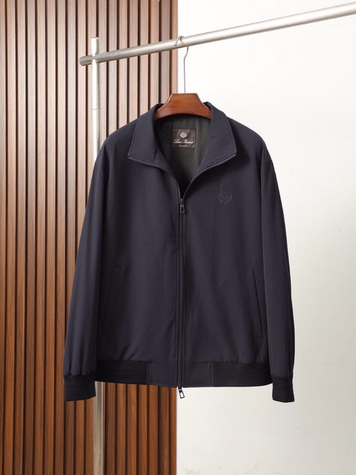Loro Piana 诺悠翩雅lP🆕 秋冬lP🆕薄棉立领夹克外套，面料与辅料皆为客供，定织定染而成，触感