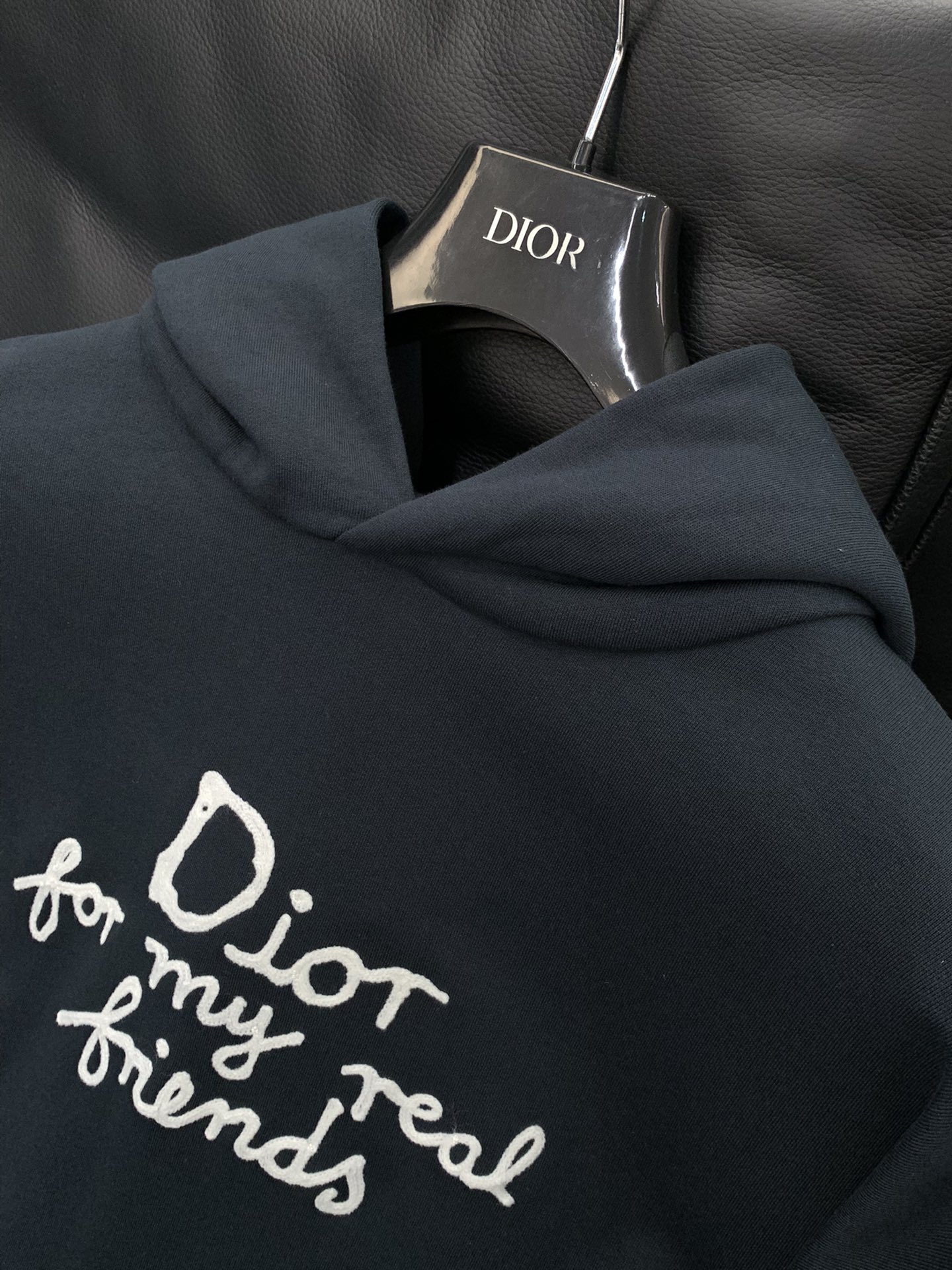 ，Dior 迪奥， 2025秋冬新品，专柜同步有售，简约时尚休闲➕绒连帽卫衣，原版进口面料，舒适透气，精