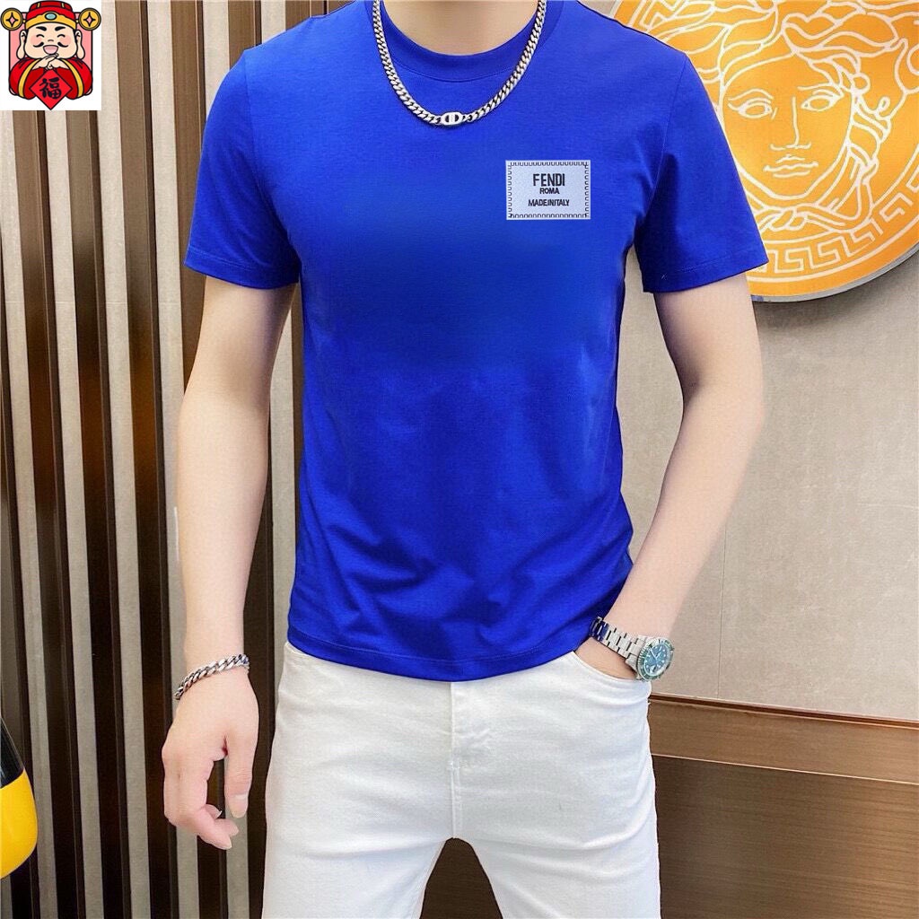 Fendi 品牌【FENDI 芬迪】(胖子福音) 男士休闲短袖T恤 2024春夏新品