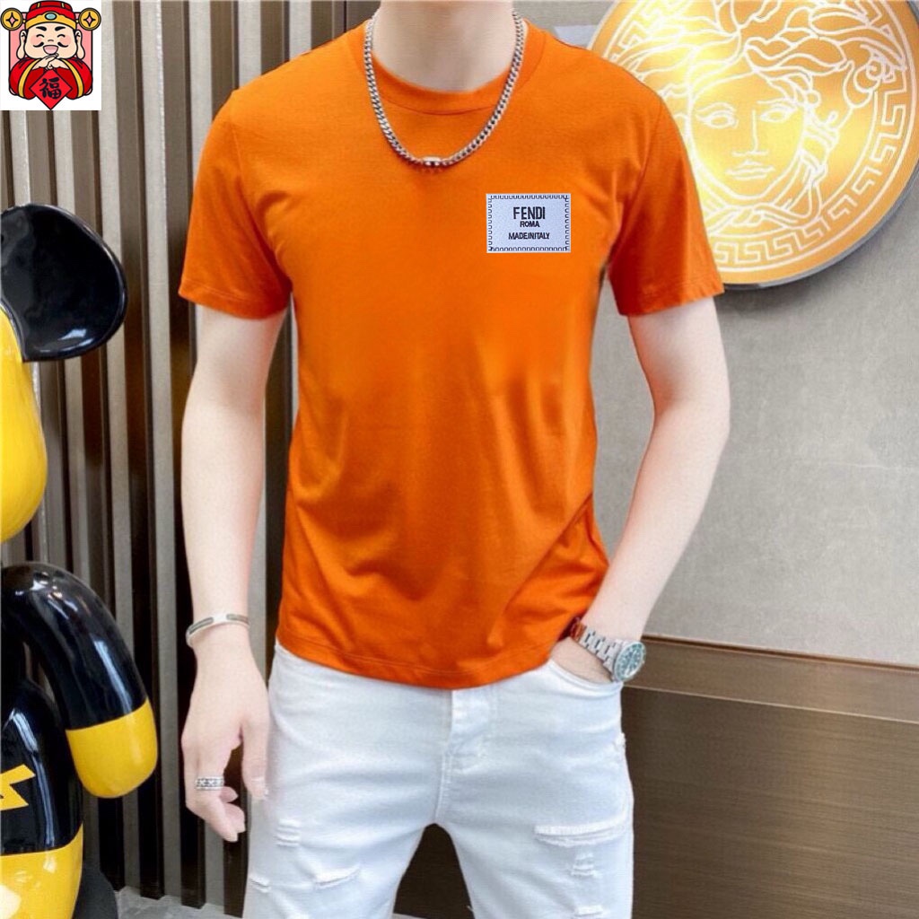 Fendi 品牌【FENDI 芬迪】(胖子福音) 男士休闲短袖T恤 2024春夏新品
