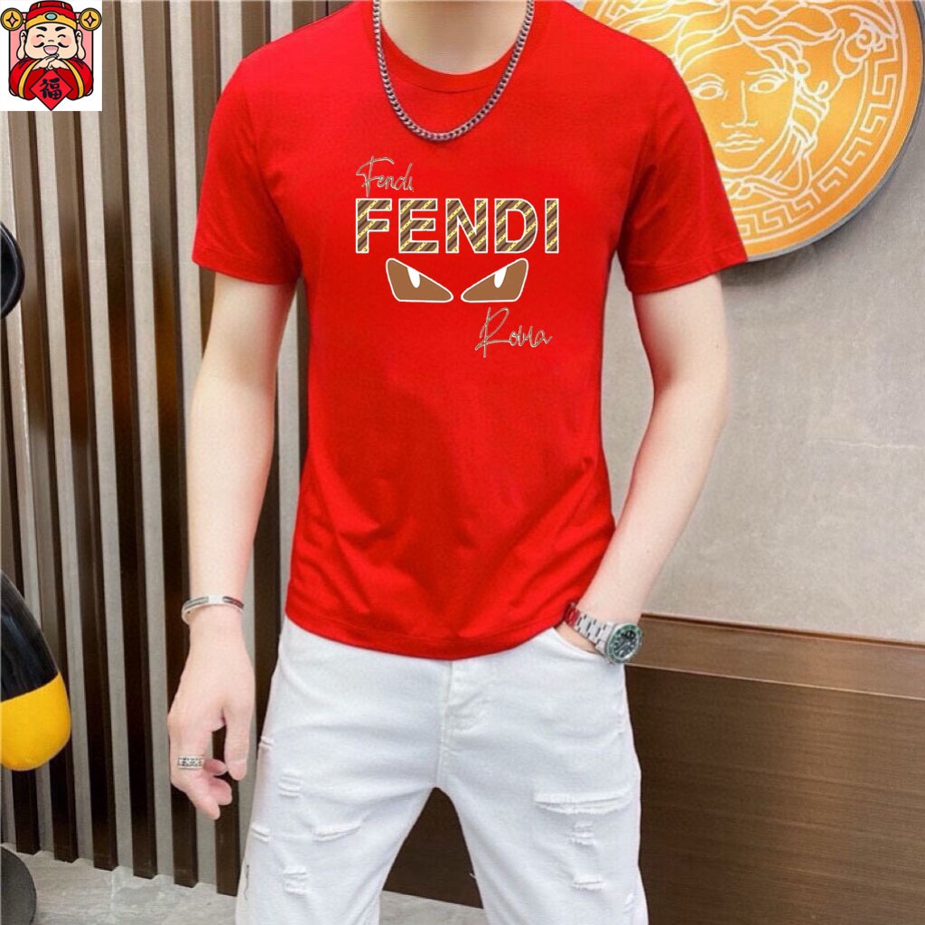 Fendi 品牌【FENDI 芬迪】(胖子福音) 男士休闲短袖T恤 2024春夏新品