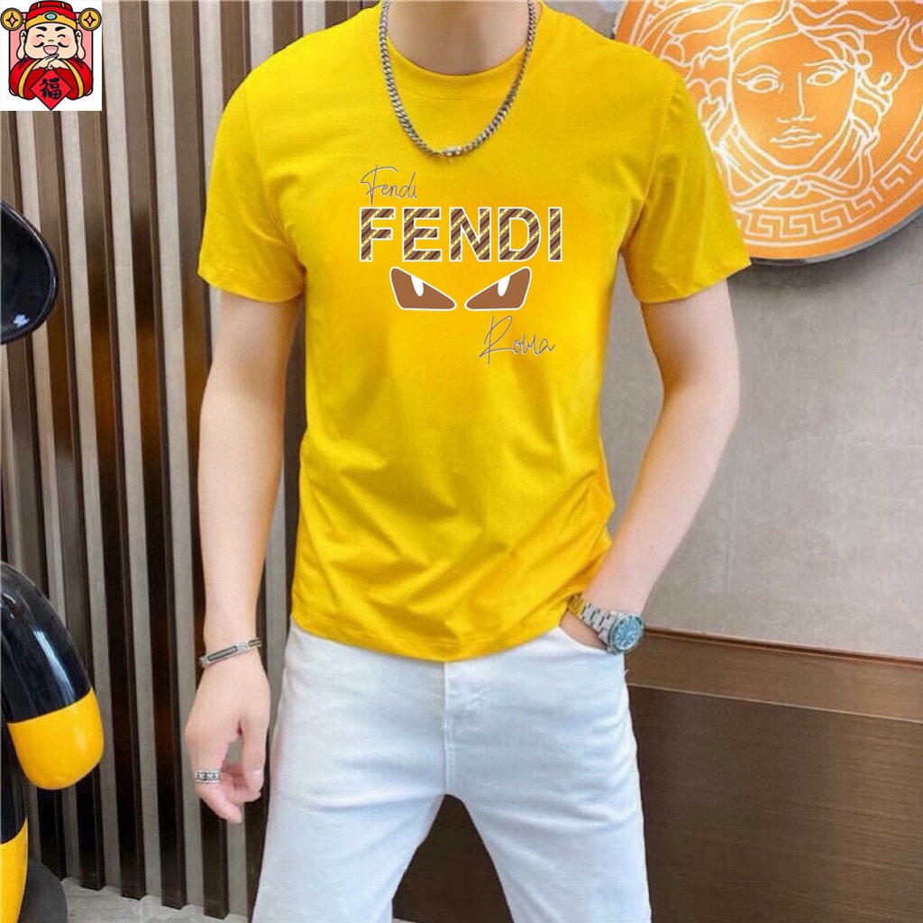 Fendi 品牌【FENDI 芬迪】(胖子福音) 男士休闲短袖T恤 2024春夏新品