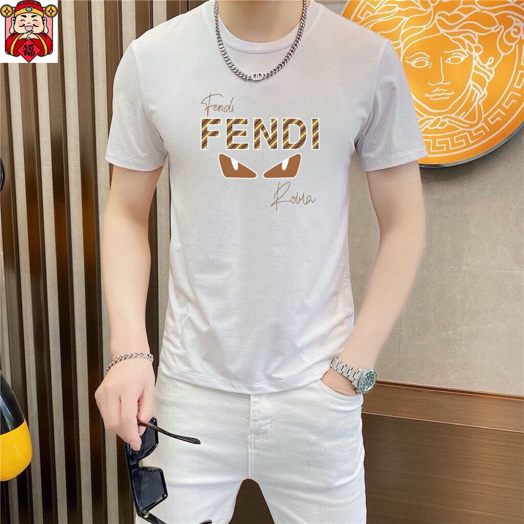 Fendi 品牌【FENDI 芬迪】(胖子福音) 男士休闲短袖T恤 2024春夏新品