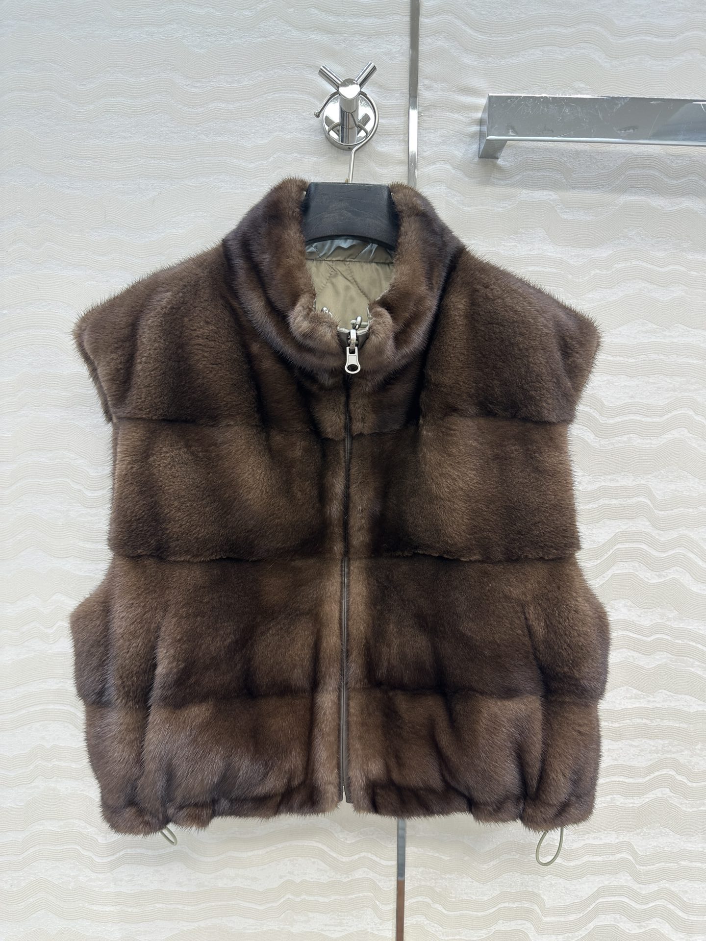 Elegant Mink Fur Vest for Women, Reversible Design, Luxurious and Stylish