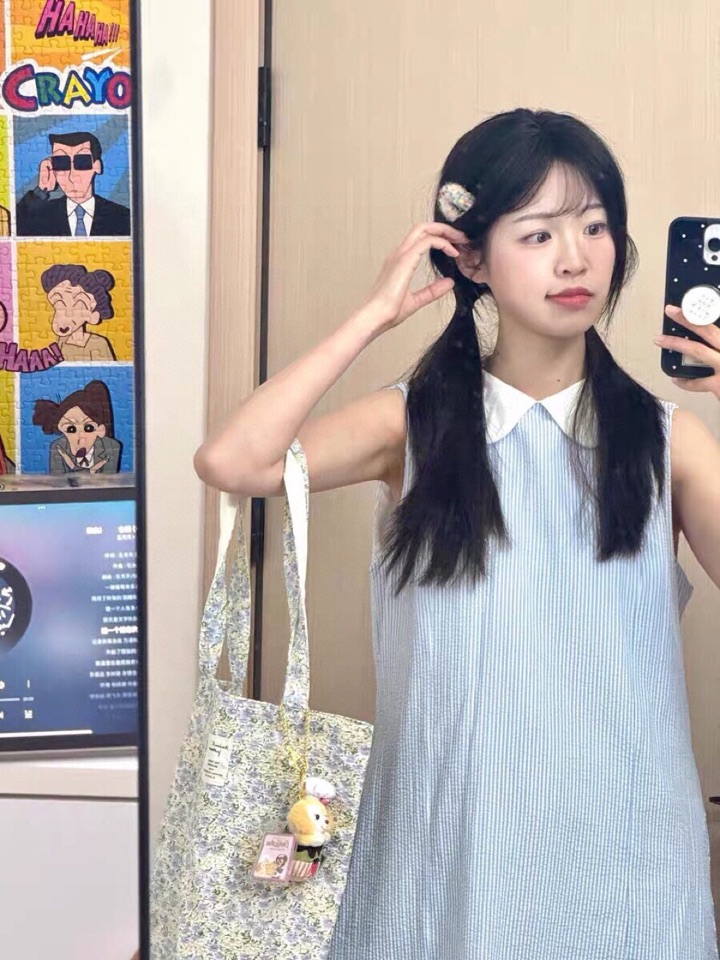 THOM BROWNE 汤姆布朗 TB女款🌺高版本纯棉泡泡条纹学院风连体娃娃裙  码数：0～2 （下单请
