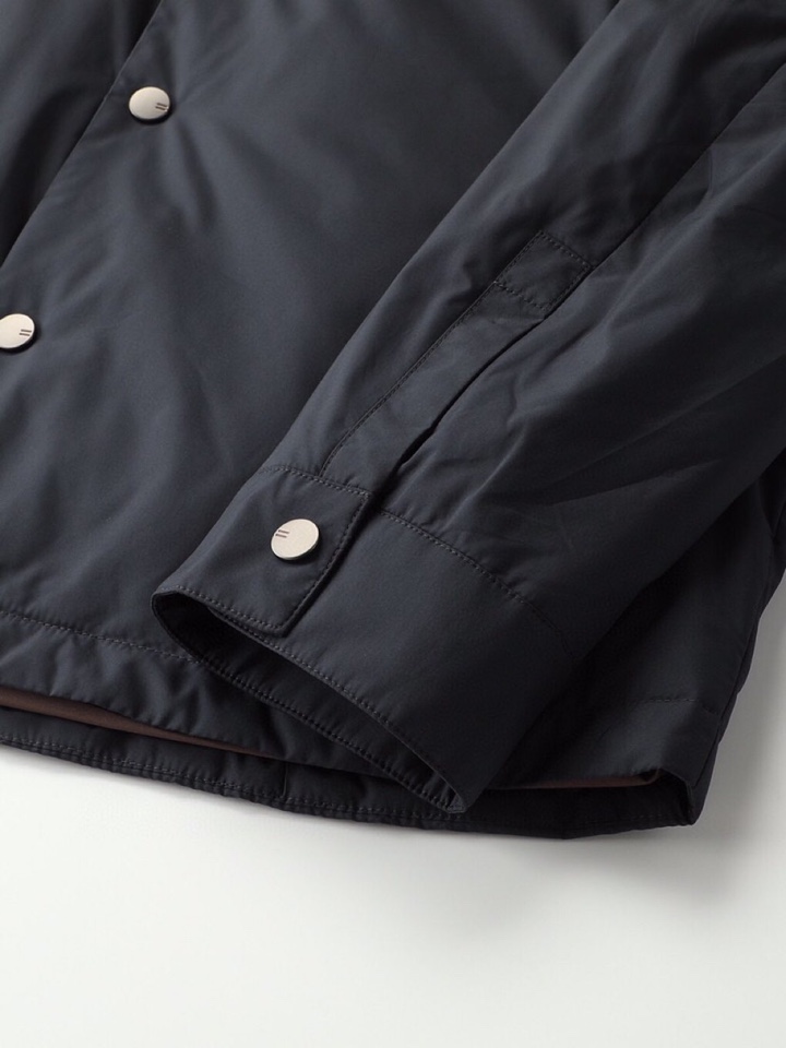 Ermenegildo Zegna 杰尼亚薄棉翻领夹克外套\n颜色：黑色 藏青 \n码数：M-3 xl(