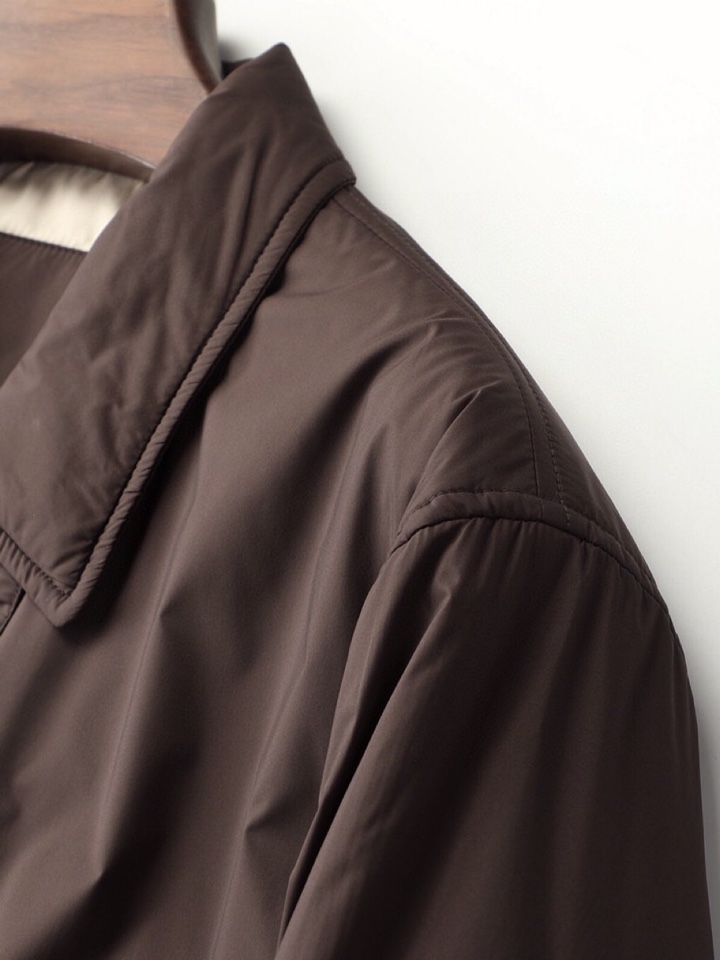 Brunello Cucinelli BC\n秋冬新款骆驼绒棉服夹克男士短款时尚休闲商务翻领夹克外套\n