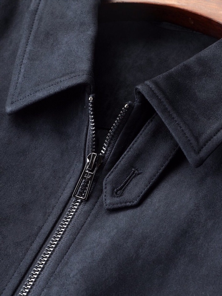 Loro Piana 诺悠翩雅lP🆕 秋冬火爆经典麂皮绒翻领款夹克外套\n颜色：红咖，卡其，藏青\n码数