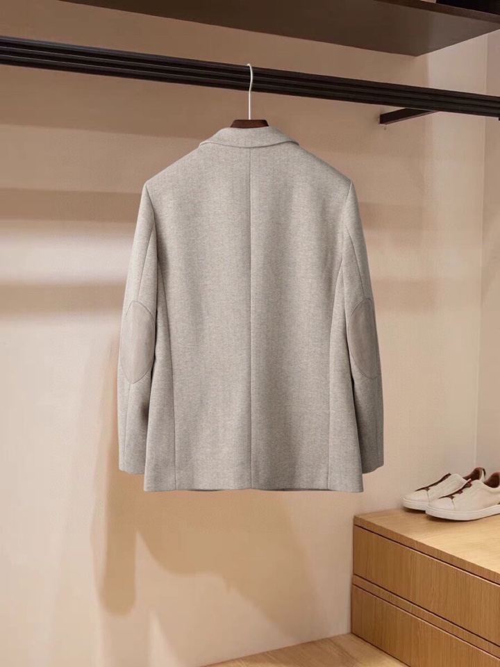Ermenegildo Zegna 杰尼亚秋冬新款西装外套，ZEGN西服14微米法兰绒\n面料：➕5%羊