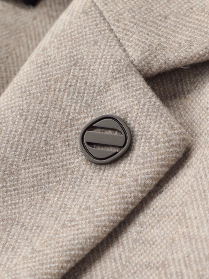 Ermenegildo Zegna 杰尼亚秋冬新款西装外套，ZEGN西服14微米法兰绒\n面料：➕5%羊