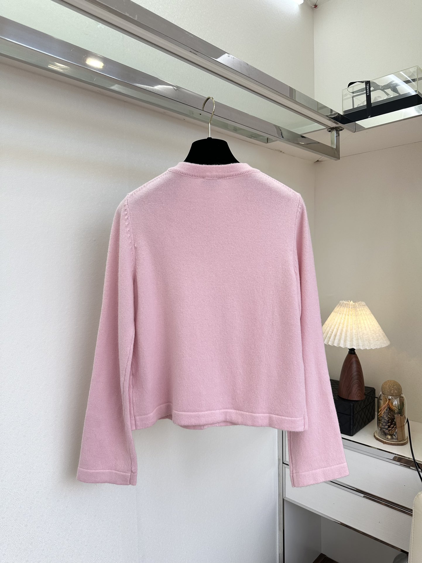 25 F 小香秋冬新品 重工艺手工订珠羊绒开衫²。●SIZE s m l ●