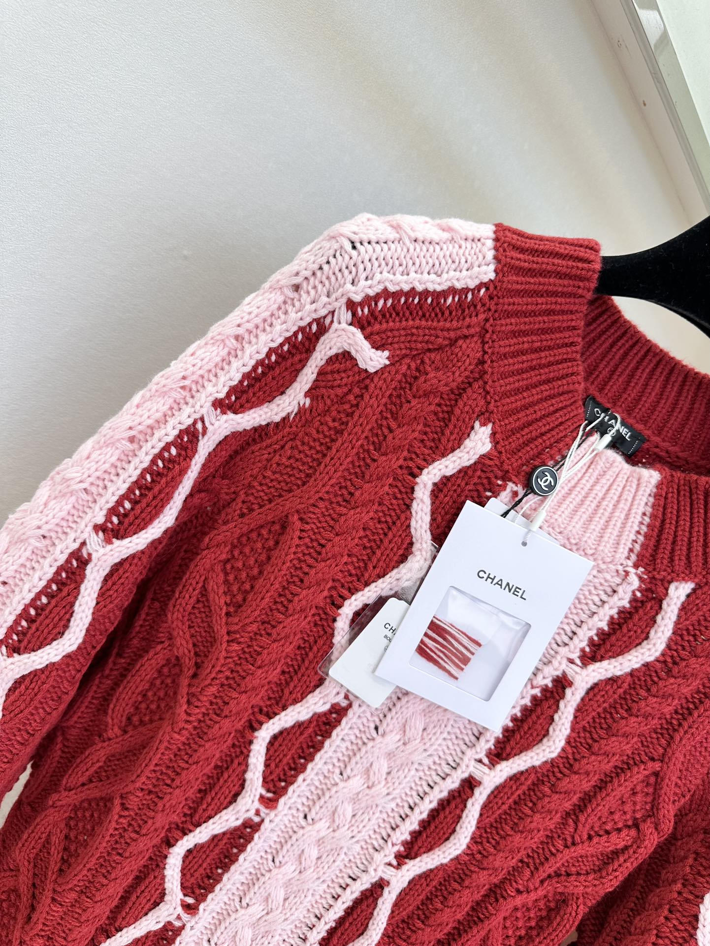 25 F 一比一高定 秀款针织撞色针织裙² 。●SIZE s m l ●