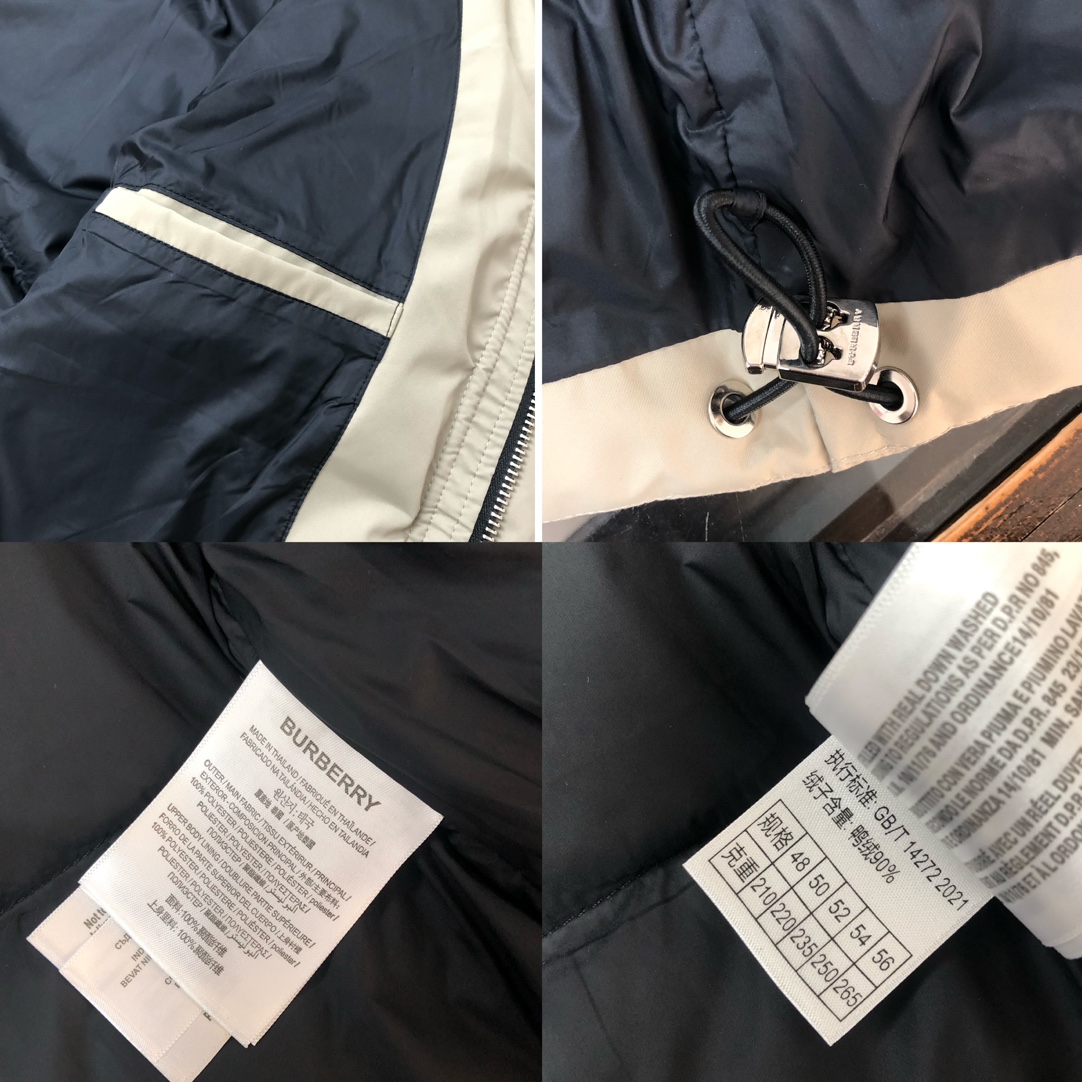 🆕BUR*BERRY 巴宝莉 25秋冬最新款连帽羽绒服外套 （帽子不🉑拆卸）版型剪裁完美穿着舒适有型，整