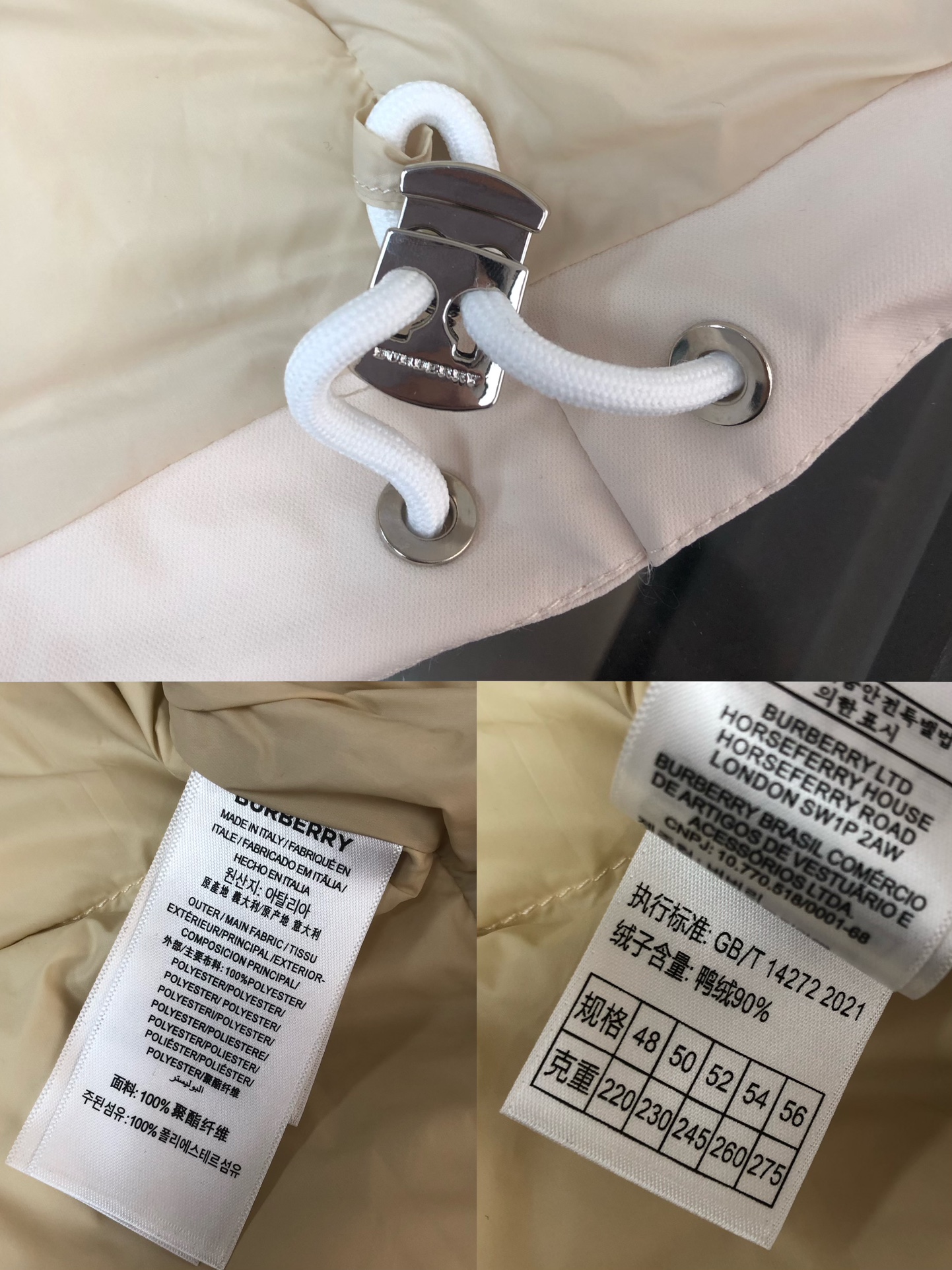 🆕BUR*BERRY 巴宝莉 25秋冬最新款连帽羽绒服外套 （帽子不🉑拆卸）版型剪裁完美穿着舒适有型，整