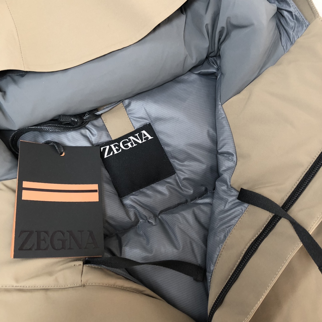 🆕ZEGNA 杰尼亚 25秋冬最新款连帽工装款大口袋羽绒服外套 版型剪裁完美穿着舒适有型，整体视觉感超强
