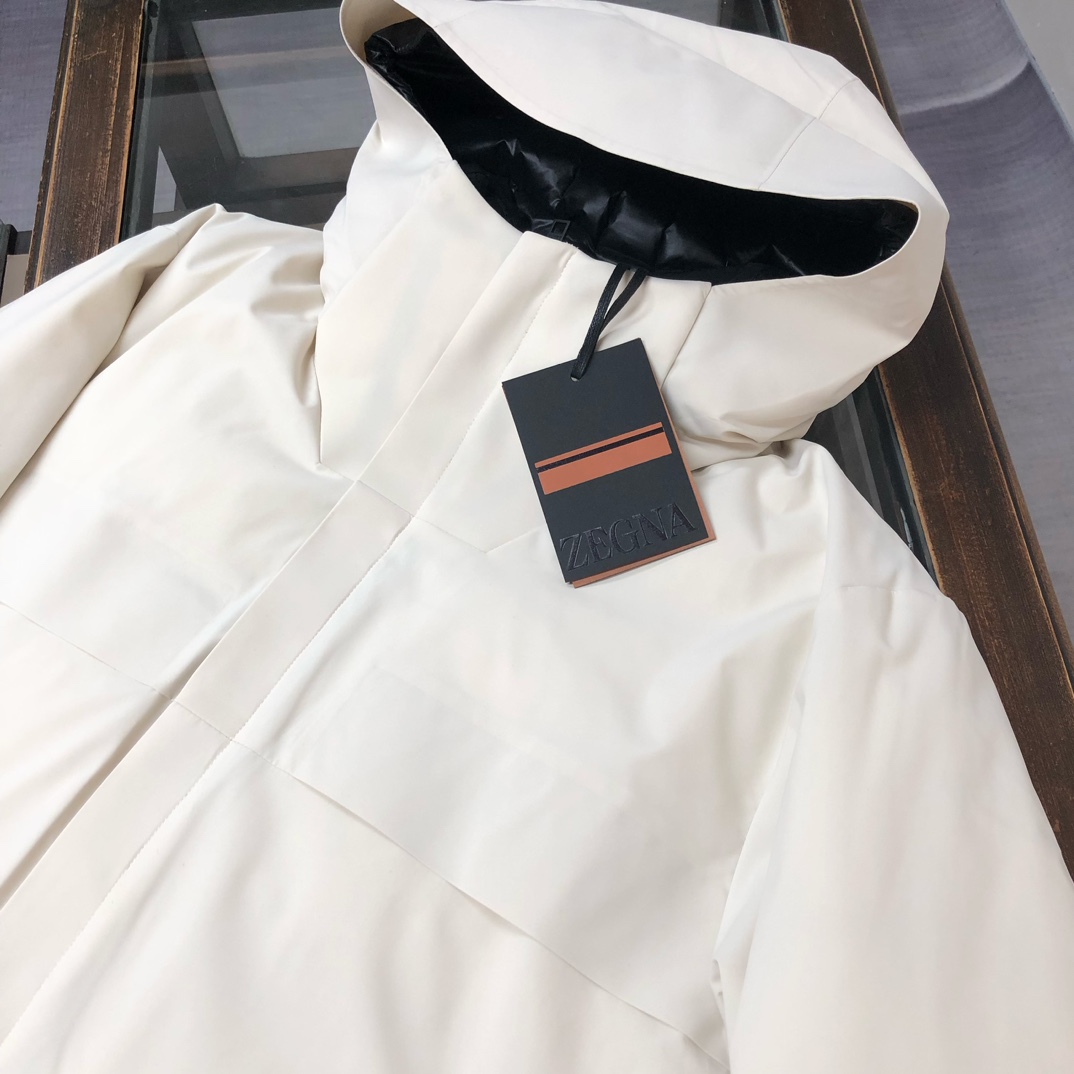 🆕ZEGNA 杰尼亚 25秋冬最新款连帽工装款大口袋羽绒服外套 版型剪裁完美穿着舒适有型，整体视觉感超强