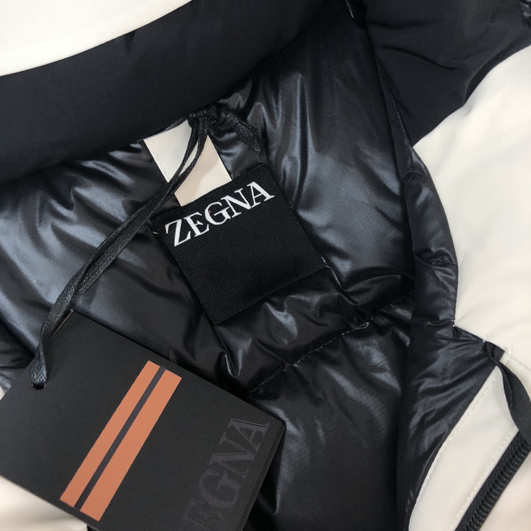 🆕ZEGNA 杰尼亚 25秋冬最新款连帽工装款大口袋羽绒服外套 版型剪裁完美穿着舒适有型，整体视觉感超强