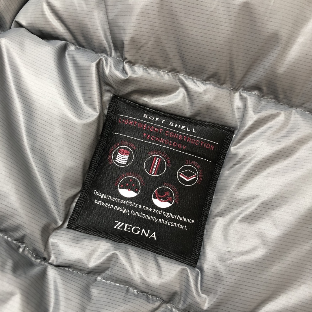 🆕ZEGNA 杰尼亚 25秋冬最新款连帽工装款大口袋羽绒服外套 版型剪裁完美穿着舒适有型，整体视觉感超强