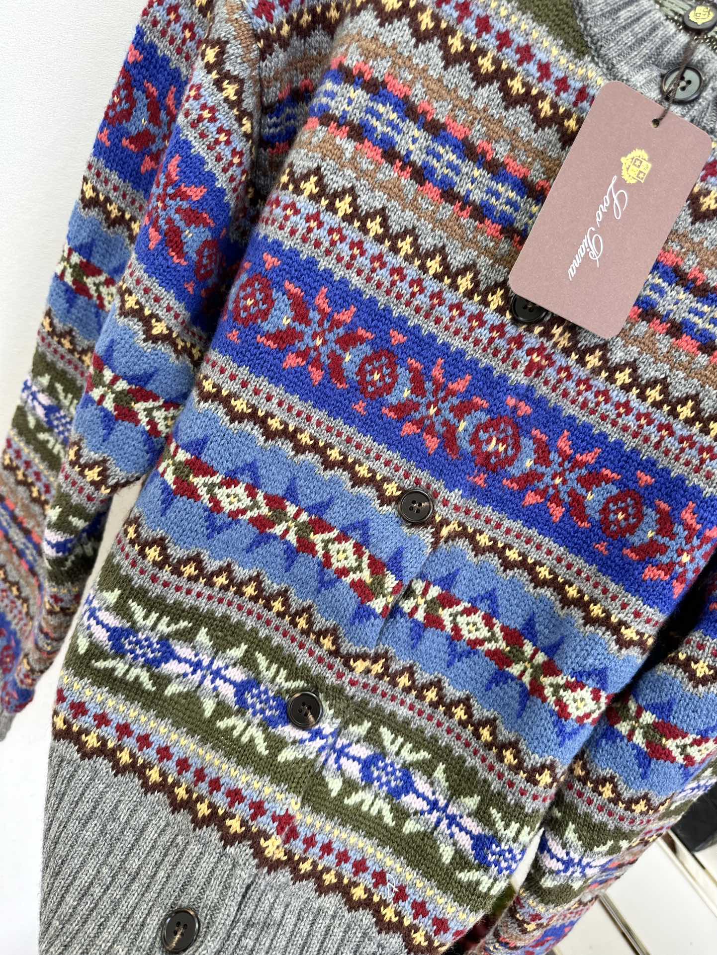 25 F 原版复刻 五彩斑斓的小碎花针织开衫² ●SIZE s m l ●