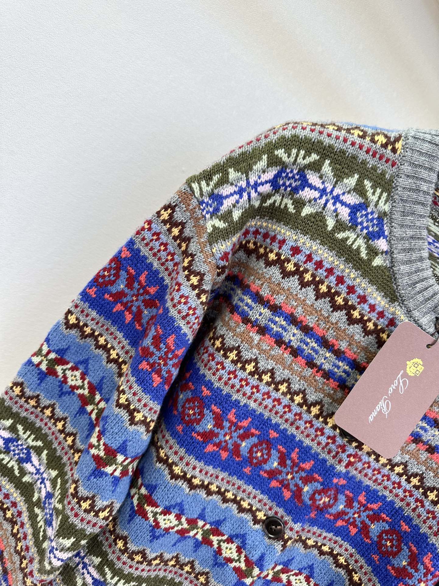 25 F 原版复刻 五彩斑斓的小碎花针织开衫² ●SIZE s m l ●