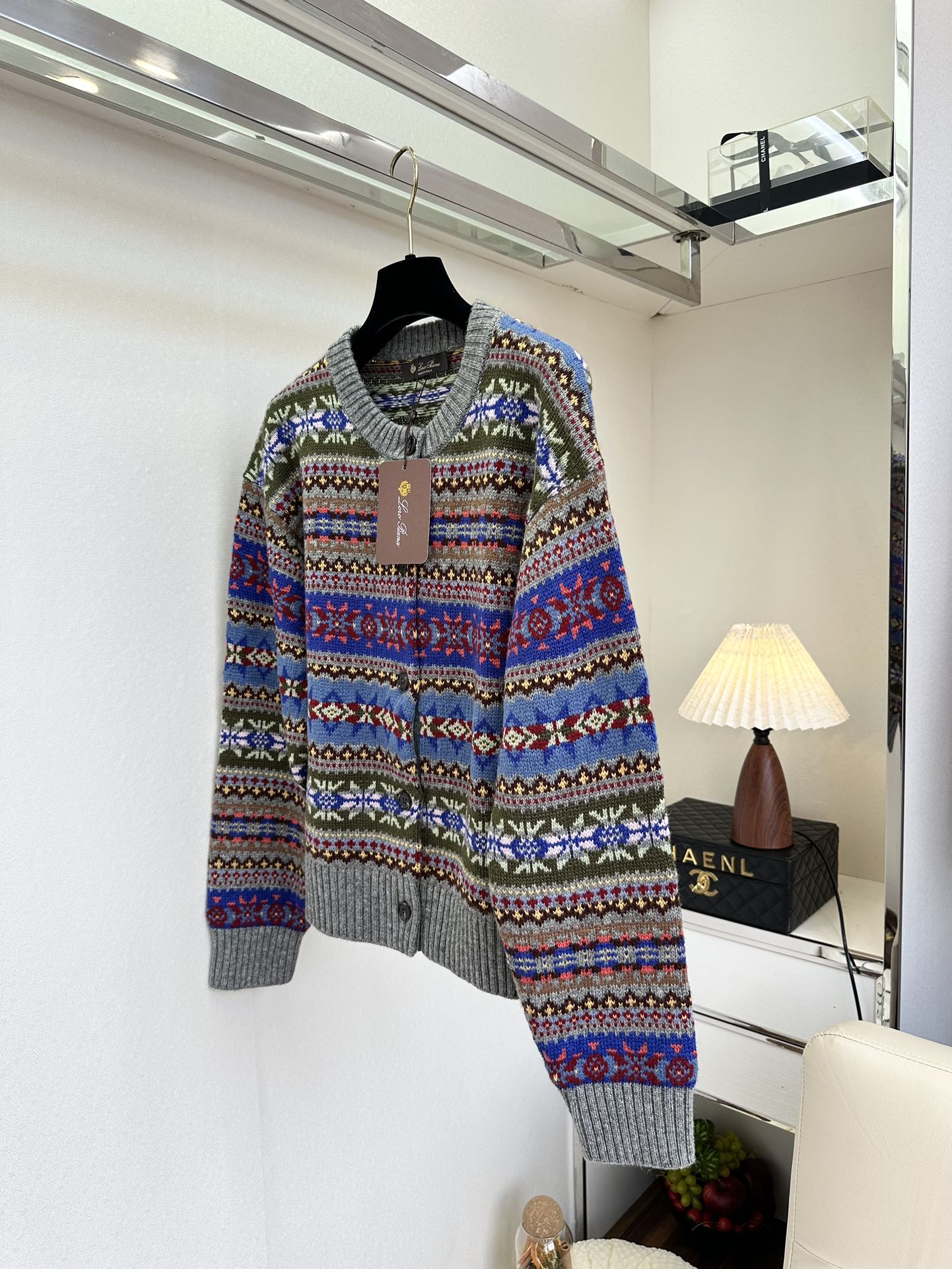 25 F 原版复刻 五彩斑斓的小碎花针织开衫² ●SIZE s m l ●