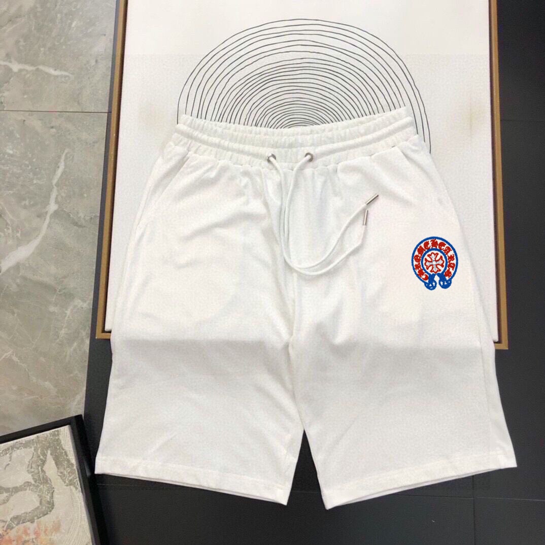 Chrome Hearts 品牌【ChampionHearts 克罗心】 2025新款男士短袖短裤套装 销售 市面高端版本 手感细腻柔软 让你穿着更加舒适 立体裁剪版型超赞 尺码:M-5XL下单请报身高体重