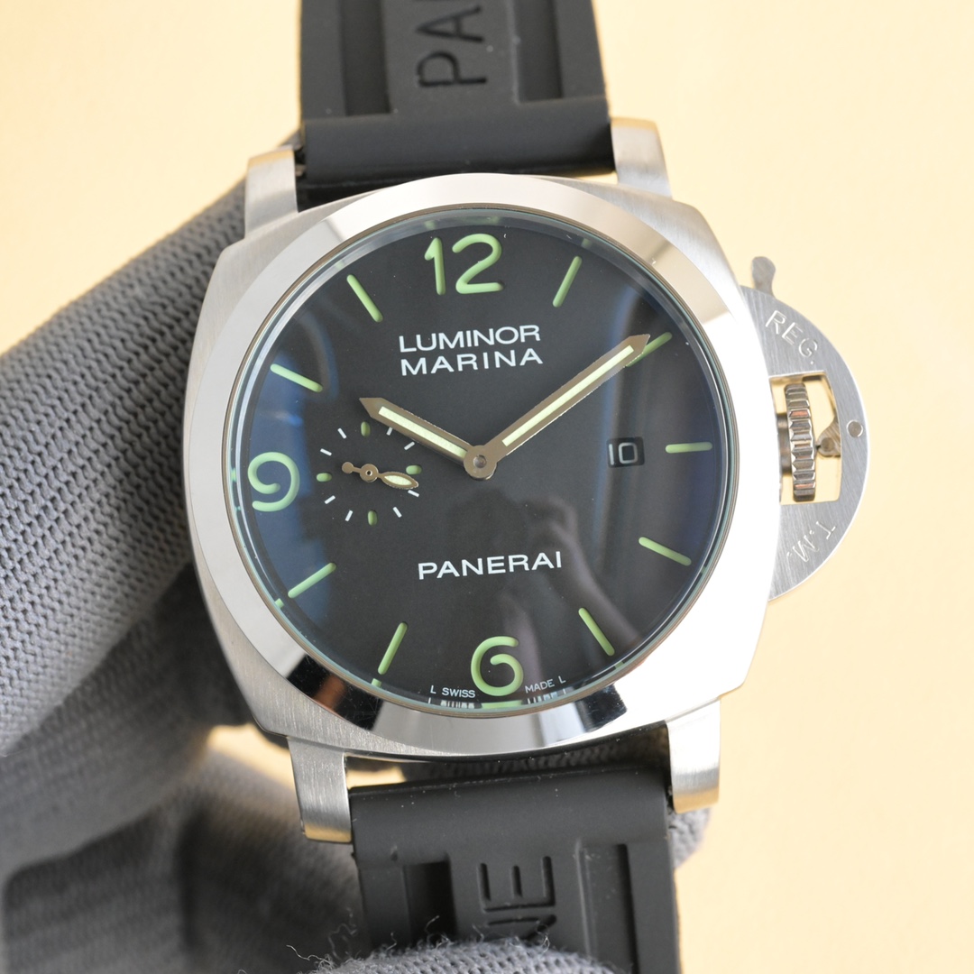 NO:552666,Unified 550 Panerai PAM01036〖The latest V8 version is exclusively available for sale〗In order to strive for perfection, with solid workmanship and stable quality, it is an upgraded version that lives up to expectations. It is an advanced replica version with a 44mm diameter. The case ring can be unscrewed like the original one. There are ordinary and ordinary movements to choose from. With solid workmanship and stable quality, it lives up to expectations and is launched.19860909统一550 沛纳海PAM01036〖V8版本最新推出独家在售〗为力求完美 凭着踏实做工和稳定品质 不负期待 的升级版 高级复刻版本 ,44mm表径,表壳圈口跟原装一样可以拧开,有普通机芯和机芯可挑选,凭着踏实做工和稳定品质,不负期待推出,,Watch