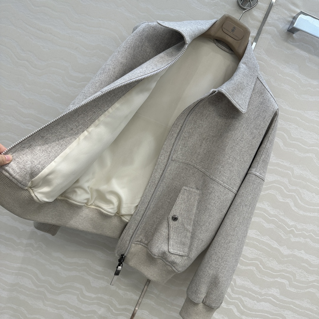 独家首发，高端原单品质❤️Bc行走的高定，长期主义老钱风穿搭，独家定制面料羊绒夹克外套。进口95羊毛5羊