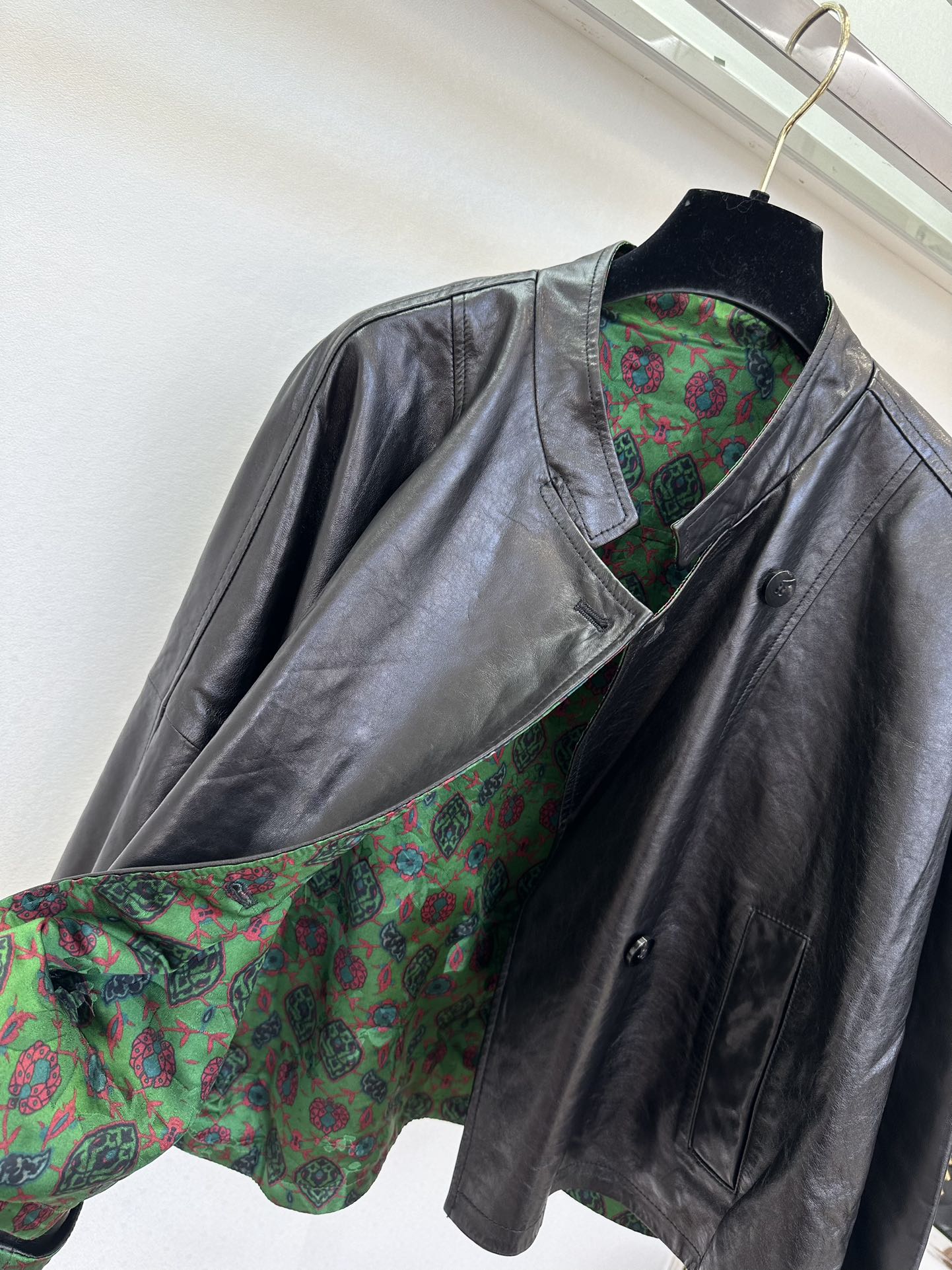 25 F 新西兰进口绵羊皮 新中式 正反两面穿 一衣多穿² ●SIZE s m l ●