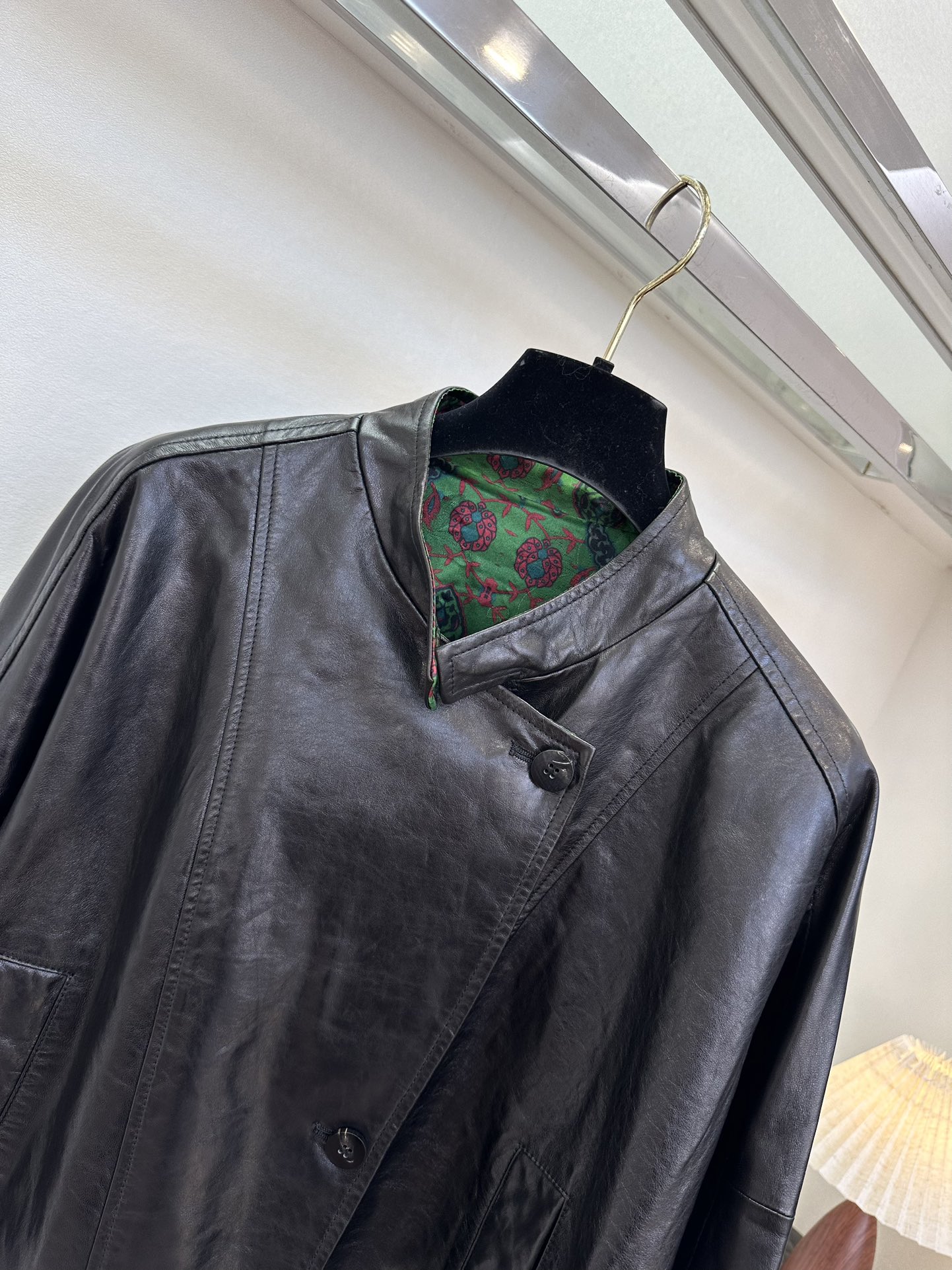 25 F 新西兰进口绵羊皮 新中式 正反两面穿 一衣多穿² ●SIZE s m l ●