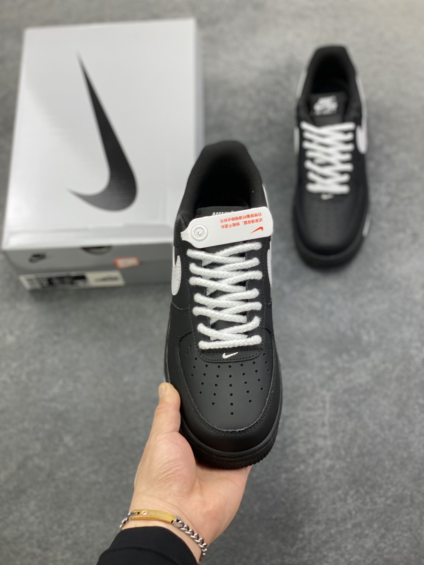 图片[2]-Nike Air Force 1 Low’07 暗影武士 空军一号低帮休闲板鞋 定制皮料 定制鞋盒 原楦原纸板 纯正空军版型 内置全掌气垫 货号：ZH0316-110 尺码：36 36.5 37.5 38 38.5 39 40 40.5 41 42 42.5 43 44 44.5 45-选品中心