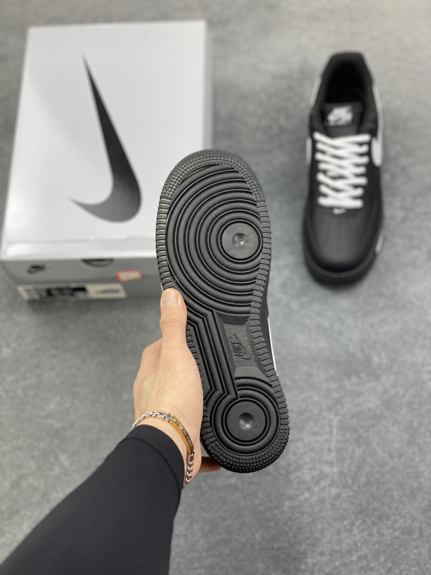 图片[5]-Nike Air Force 1 Low’07 暗影武士 空军一号低帮休闲板鞋 定制皮料 定制鞋盒 原楦原纸板 纯正空军版型 内置全掌气垫 货号：ZH0316-110 尺码：36 36.5 37.5 38 38.5 39 40 40.5 41 42 42.5 43 44 44.5 45-选品中心
