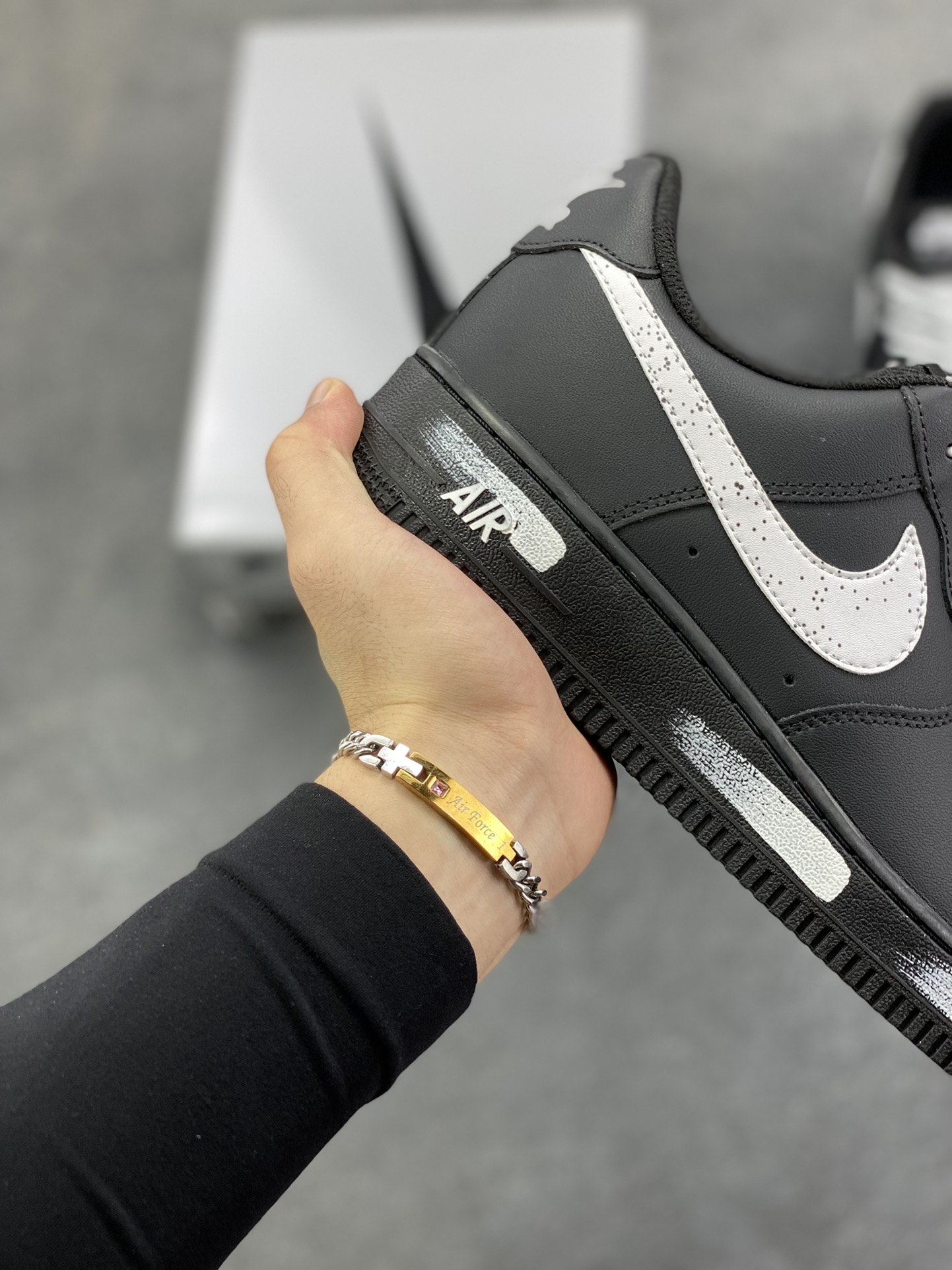 图片[6]-Nike Air Force 1 Low’07 暗影武士 空军一号低帮休闲板鞋 定制皮料 定制鞋盒 原楦原纸板 纯正空军版型 内置全掌气垫 货号：ZH0316-110 尺码：36 36.5 37.5 38 38.5 39 40 40.5 41 42 42.5 43 44 44.5 45-选品中心