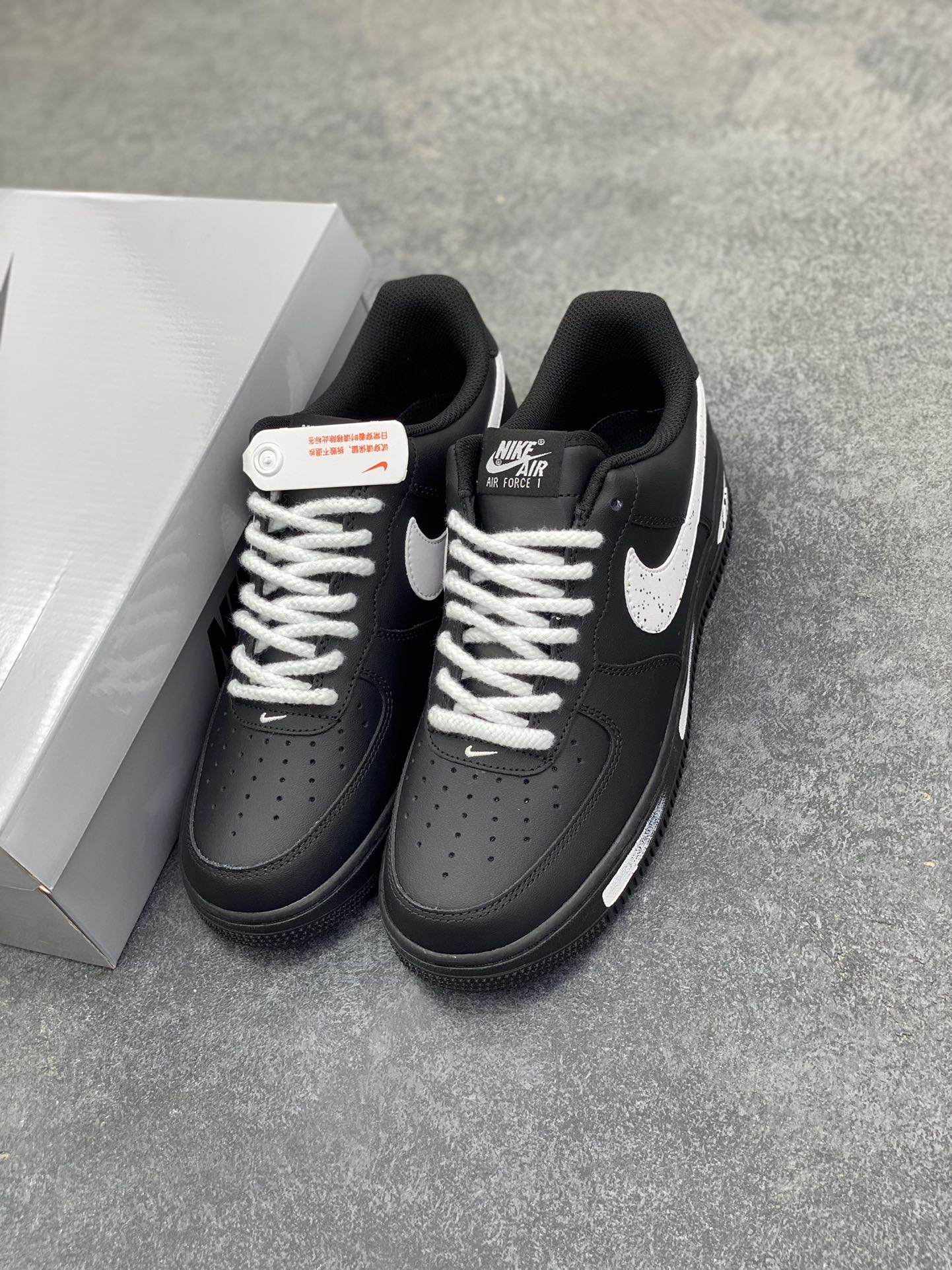 图片[8]-Nike Air Force 1 Low’07 暗影武士 空军一号低帮休闲板鞋 定制皮料 定制鞋盒 原楦原纸板 纯正空军版型 内置全掌气垫 货号：ZH0316-110 尺码：36 36.5 37.5 38 38.5 39 40 40.5 41 42 42.5 43 44 44.5 45-选品中心