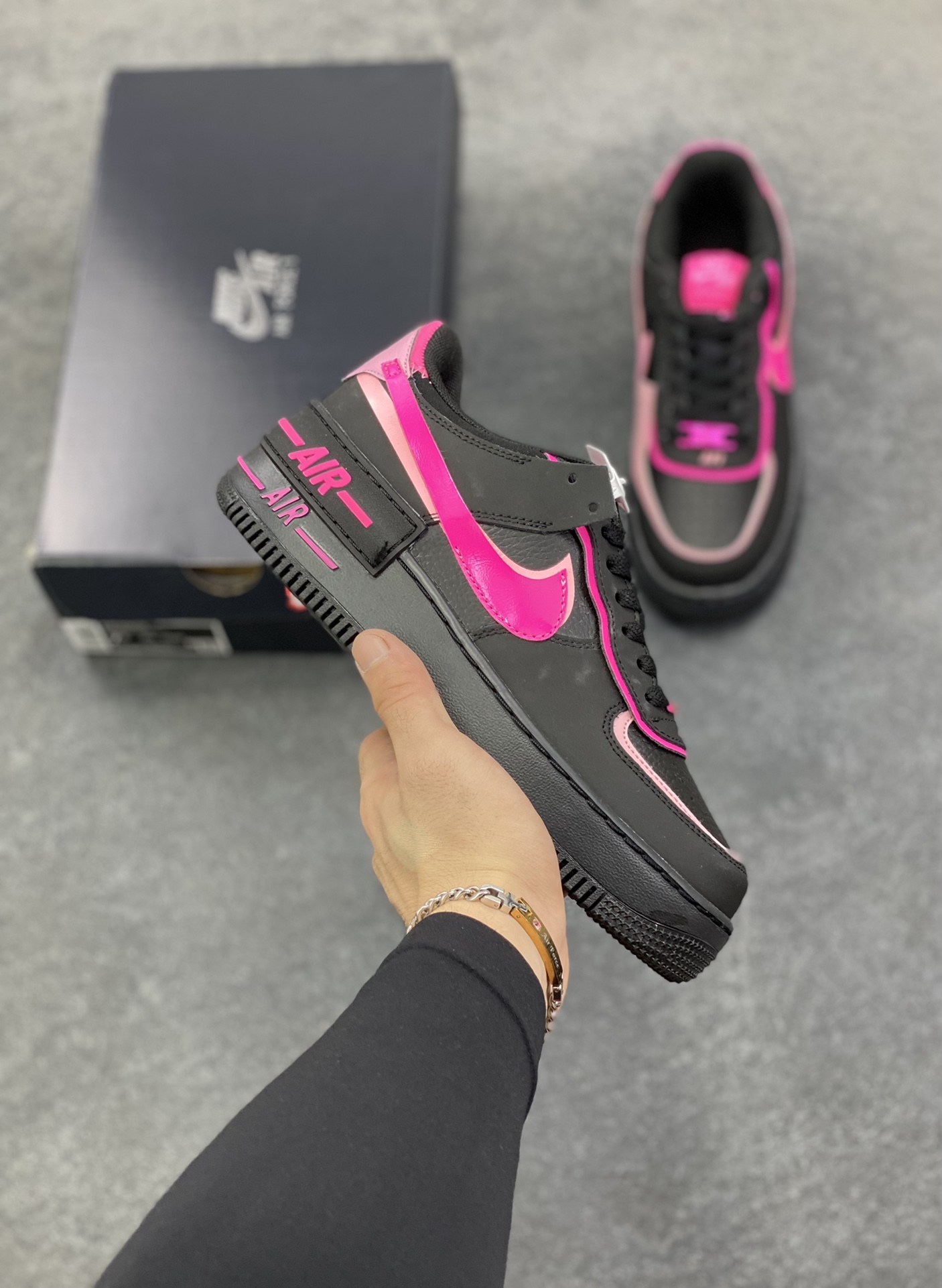 NK Air Force 1 Shadow 轻量增高低帮百搭板鞋\”拼接马卡龙\” 全新少女系解构主义设计双层轻量EVA发泡中底+防滑RB橡胶外圈底鞋底 原楦头原纸板 打造纯正空军版型 专注外贸渠道 全掌内置蜂窝气垫 原盒配件 原厂中底钢印、拉帮完美 货号: CI0919-006 尺码:35.5 36 36.5 37.5 38 38.5 39 40 40.5 41 42-选品中心