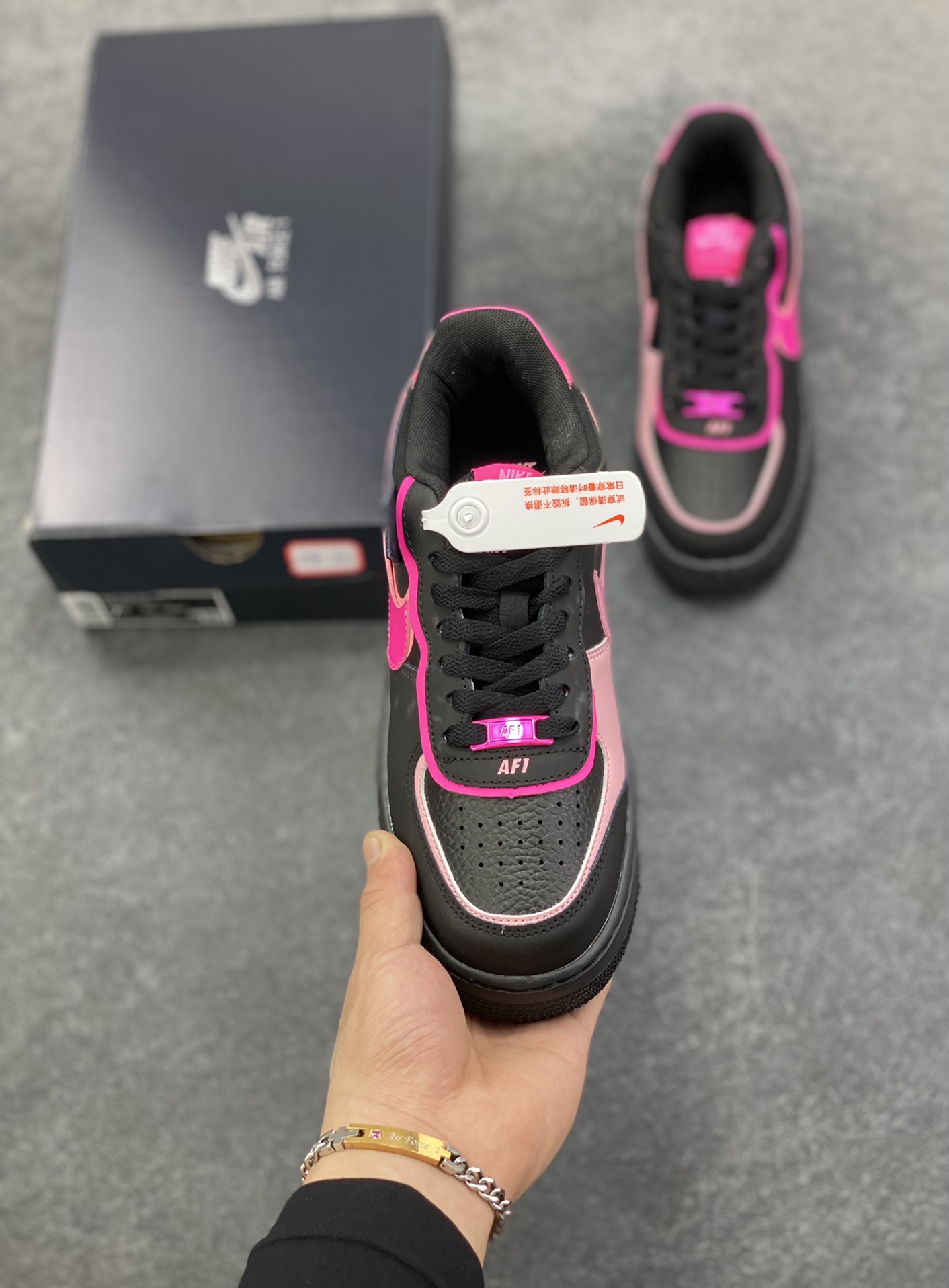 图片[2]-NK Air Force 1 Shadow 轻量增高低帮百搭板鞋\”拼接马卡龙\” 全新少女系解构主义设计双层轻量EVA发泡中底+防滑RB橡胶外圈底鞋底 原楦头原纸板 打造纯正空军版型 专注外贸渠道 全掌内置蜂窝气垫 原盒配件 原厂中底钢印、拉帮完美 货号： CI0919-006 尺码：35.5 36 36.5 37.5 38 38.5 39 40 40.5 41 42-选品中心