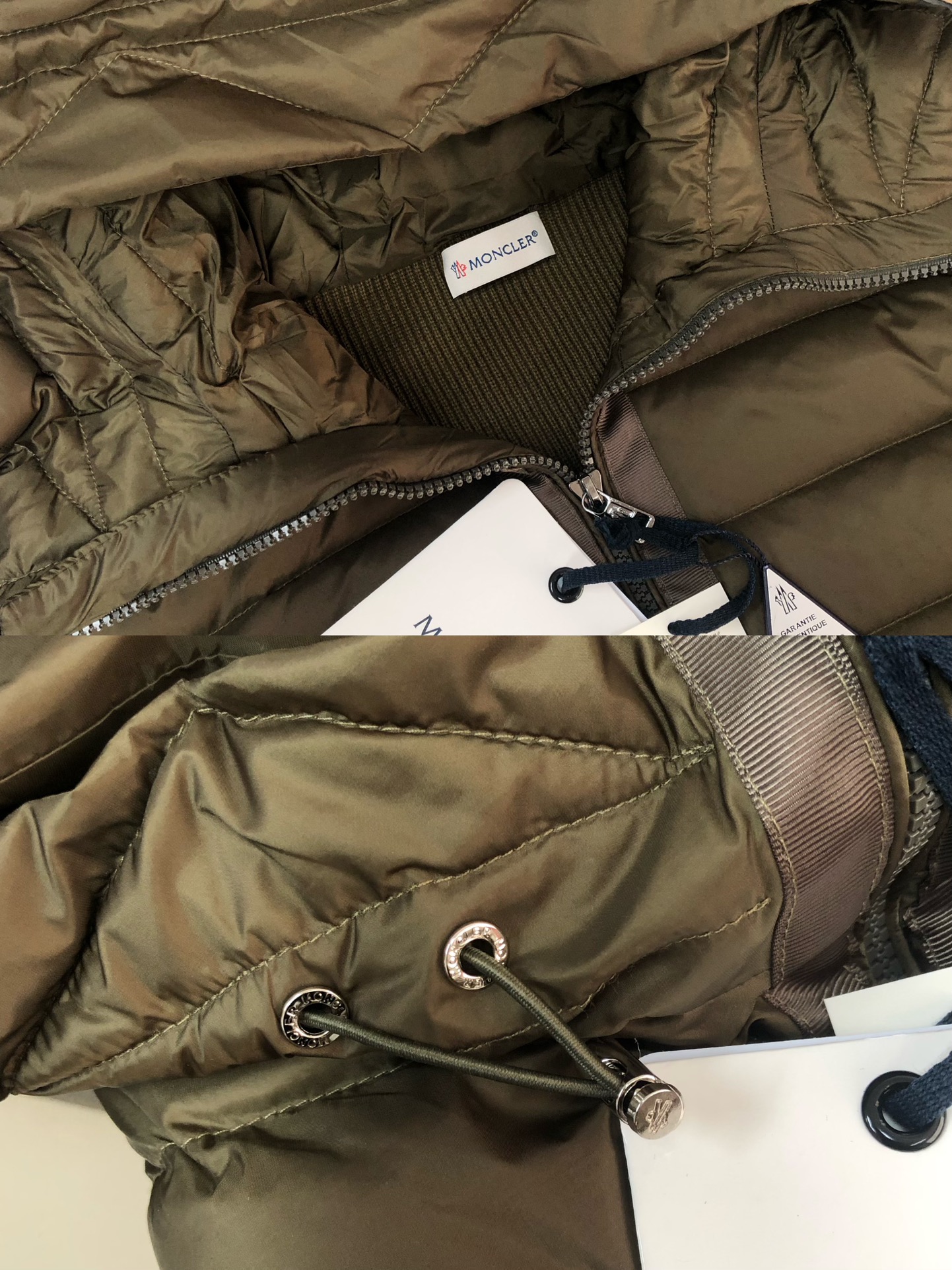 🆕🆕上新 Moncler 蒙口羽绒男士羊毛拼接连帽针织男士羽绒夹克外套！秋冬新品内搭神器!!!其实在国内