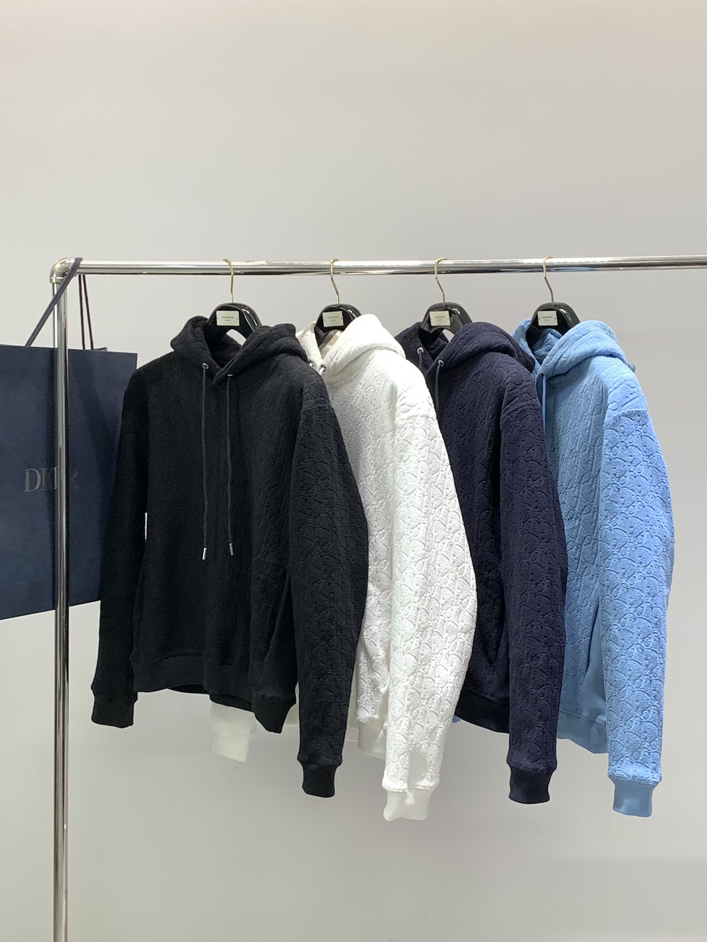 Dior Women's White Velour Hoodie, Embroidered Logo, Winter 2025 Collection 10 i1759740620 1143 8