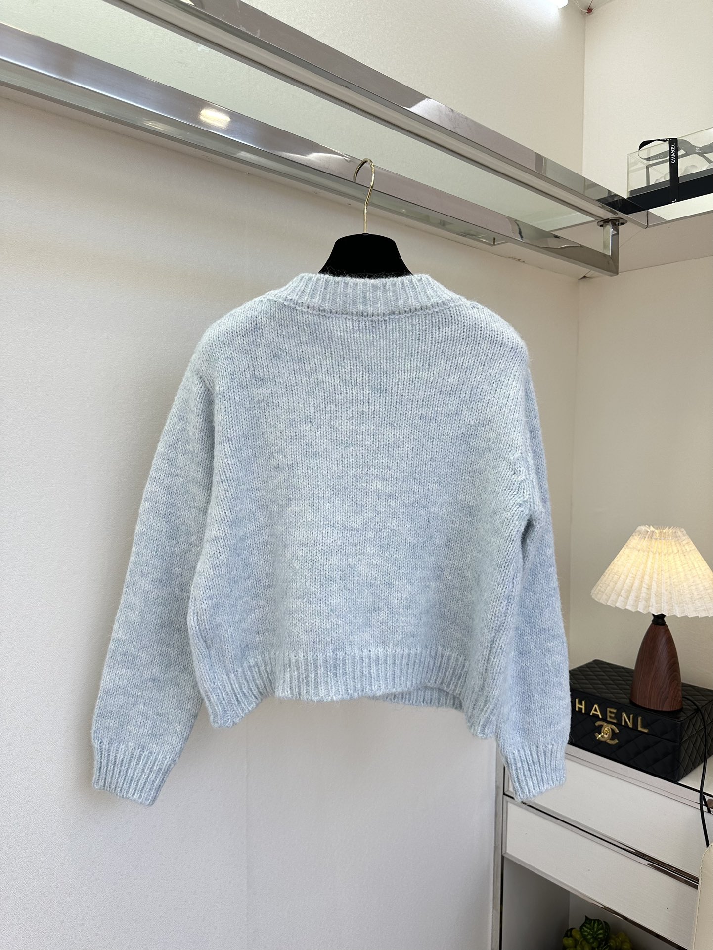 25 F 缪系女孩看过来 采用特殊亮片纱线 bingbing 的很显高级² ●SIZE SML●