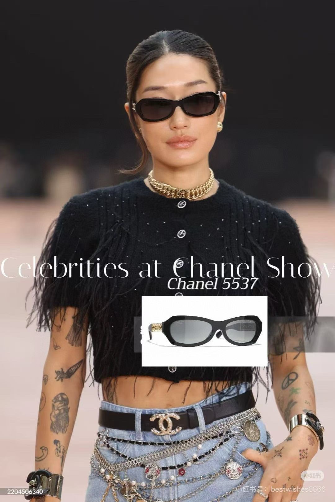 ‼️ 模特图 CHANE*🎀🎀🎀MODEL：CH5538Q🎀🎀🎀SIZE：55口20-143🎀