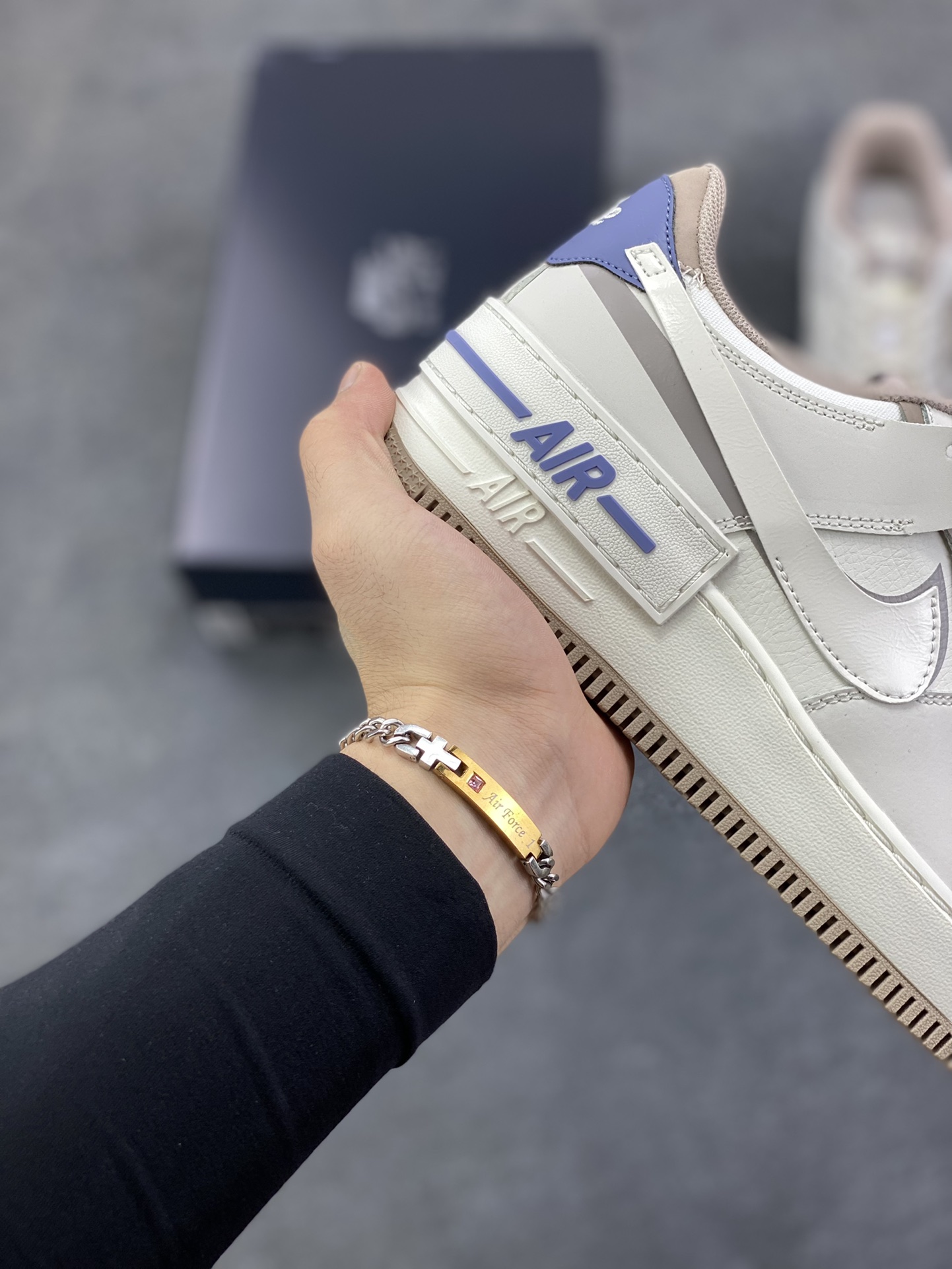 图片[6]-NK Air Force 1 Shadow 轻量增高低帮百搭板鞋\”拼接马卡龙\” 全新少女系解构主义设计双层轻量EVA发泡中底+防滑RB橡胶外圈底鞋底 原楦头原纸板 打造纯正空军版型 专注外贸渠道 全掌内置蜂窝气垫 原盒配件 原厂中底钢印、拉帮完美 货号： CO7594-101 尺码：35.5 36 36.5 37.5 38 38.5 39 40 40.5 41 42-选品中心