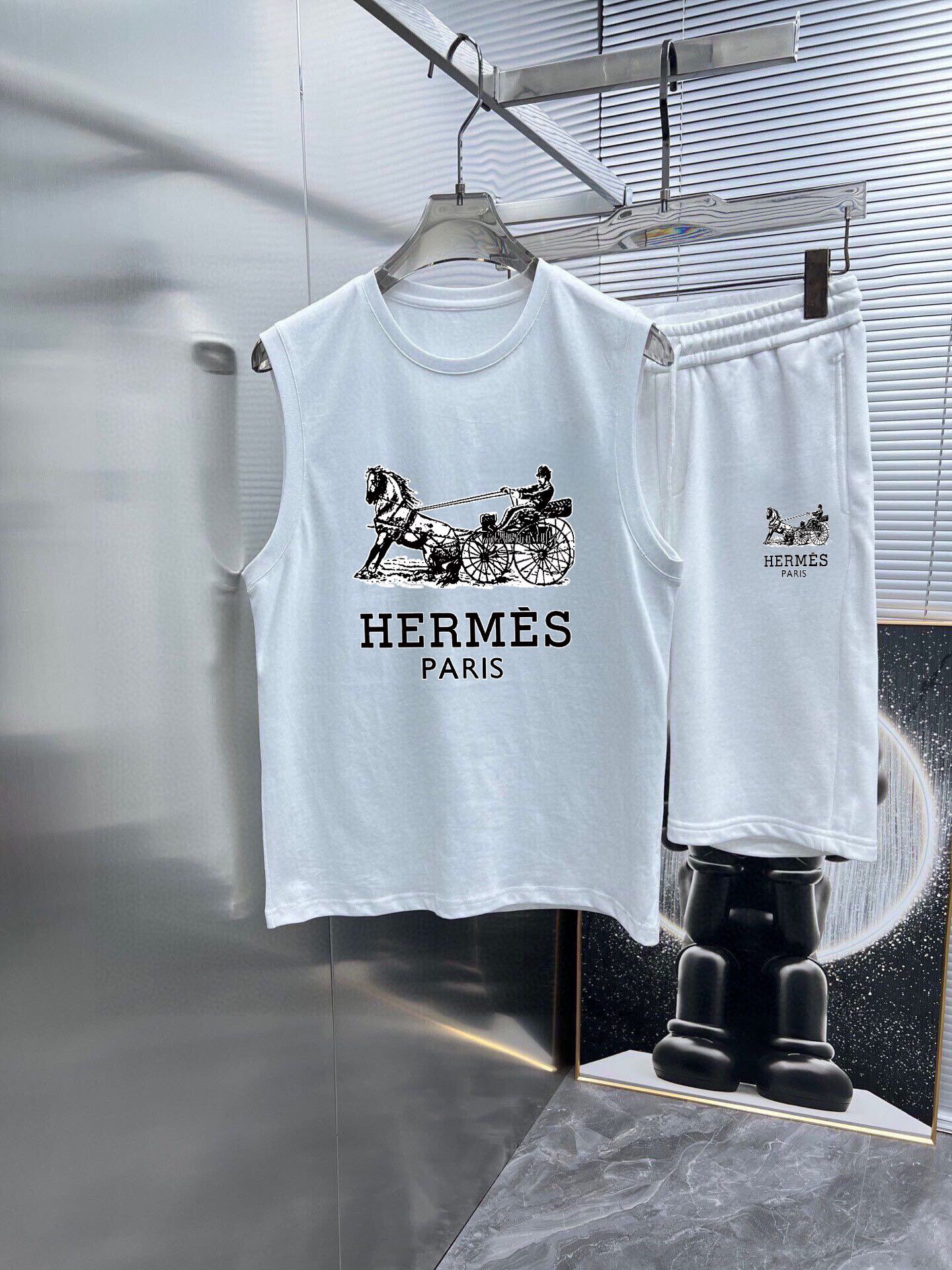 Hermès 品牌【HERMES 爱马仕】2025春夏季新品背心套装