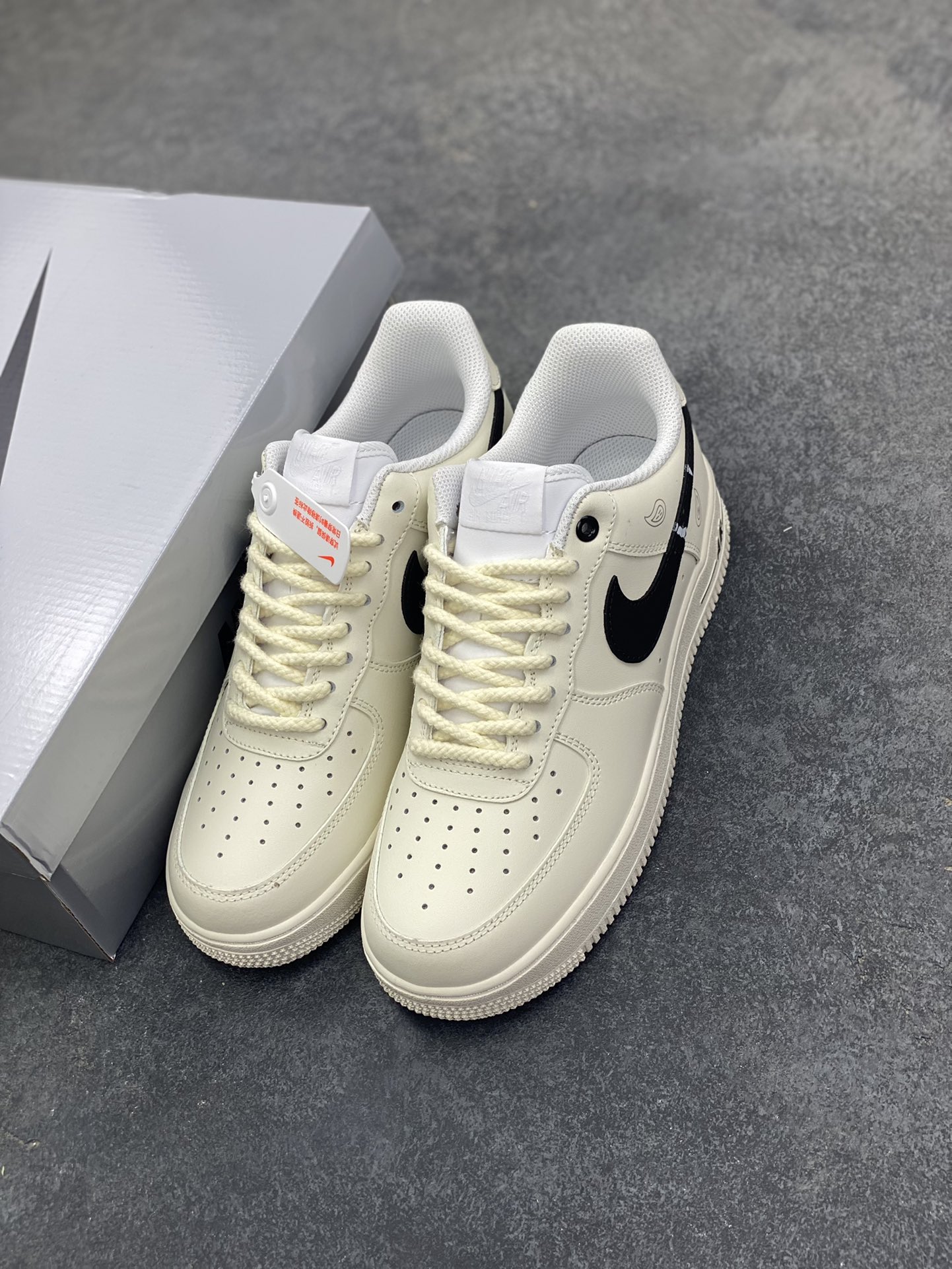 图片[8]-Nike Air Force 1 Low’07 佩斯利 空军一号低帮休闲板鞋 定制皮料 定制鞋盒 原楦原纸板 纯正空军版型 内置全掌气垫 货号：ZH0316-128 尺码：36 36.5 37.5 38 38.5 39 40 40.5 41 42 42.5 43 44 44.5 45-选品中心