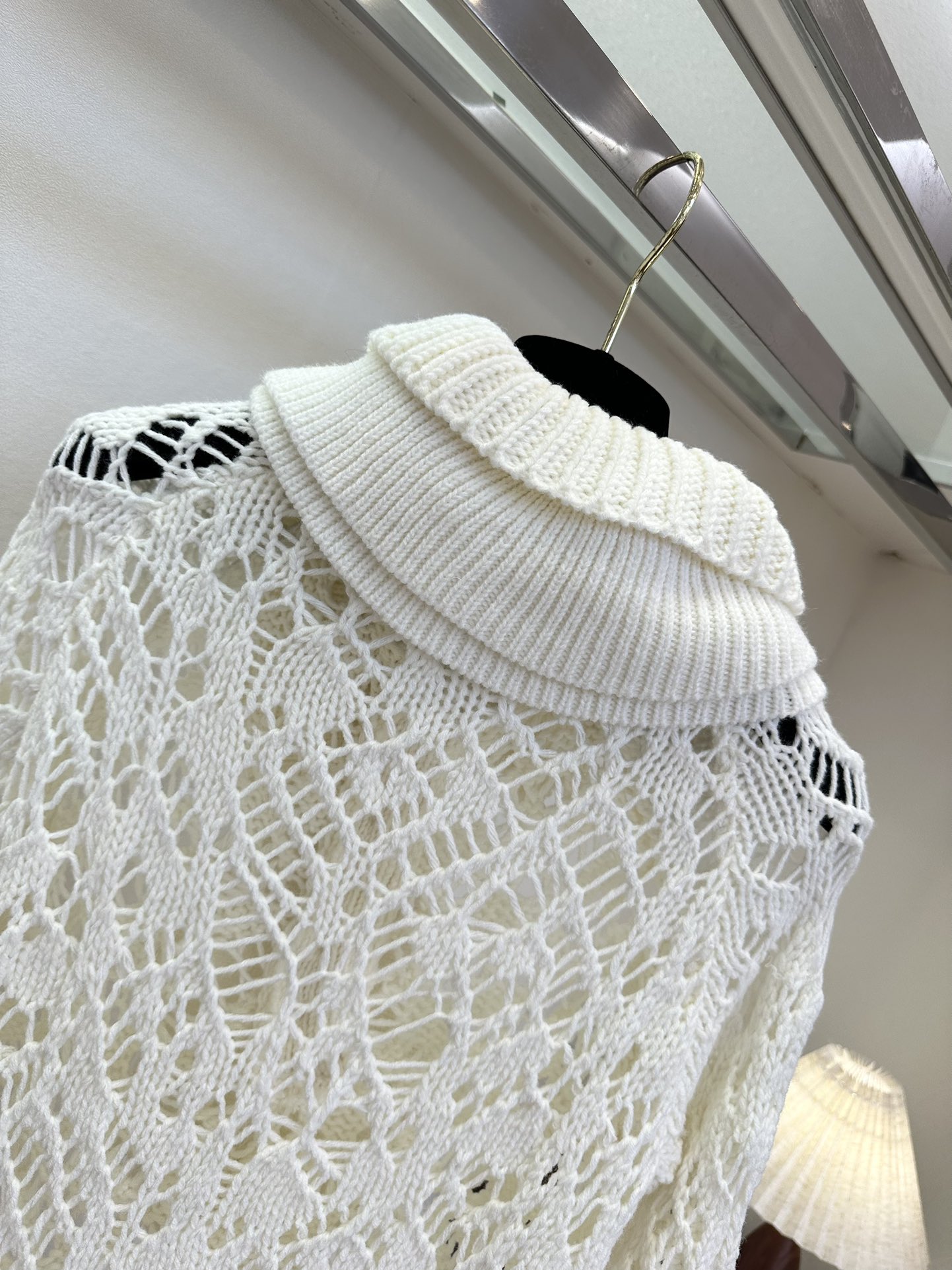 Dior Crochet Knit Dress with Floral Lace Trim - Elegant & Timeless 8 i1760056408 6796 6