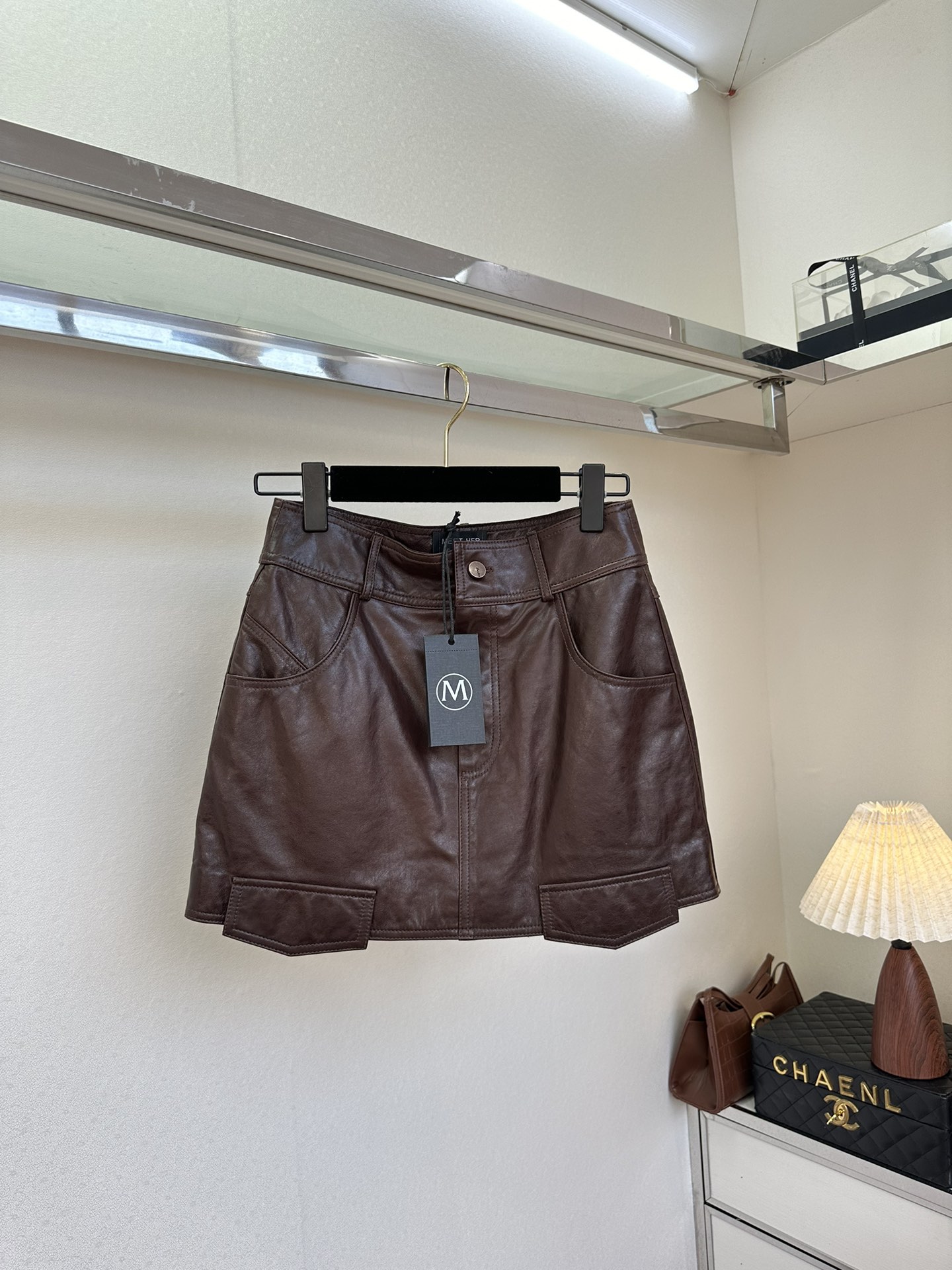 Italian Lambskin A-Line Mini Skirt - Timeless & Slimming Essential 2 i1760057389 5635 0