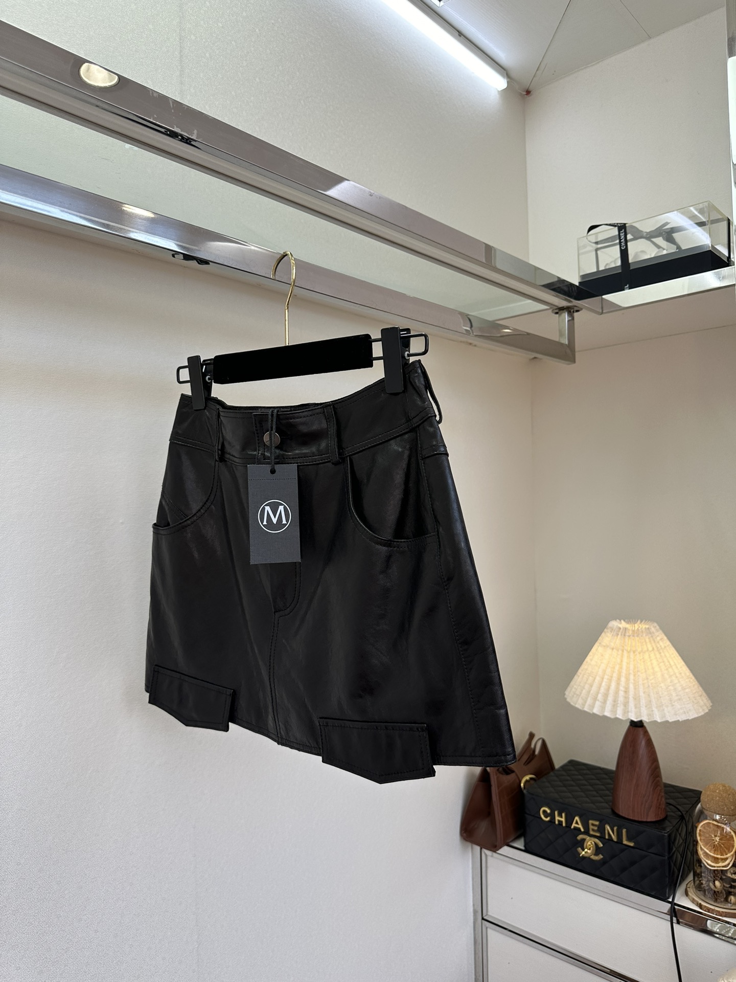 Italian Lambskin A-Line Mini Skirt - Timeless & Slimming Essential 7 i1760057389 9570 5