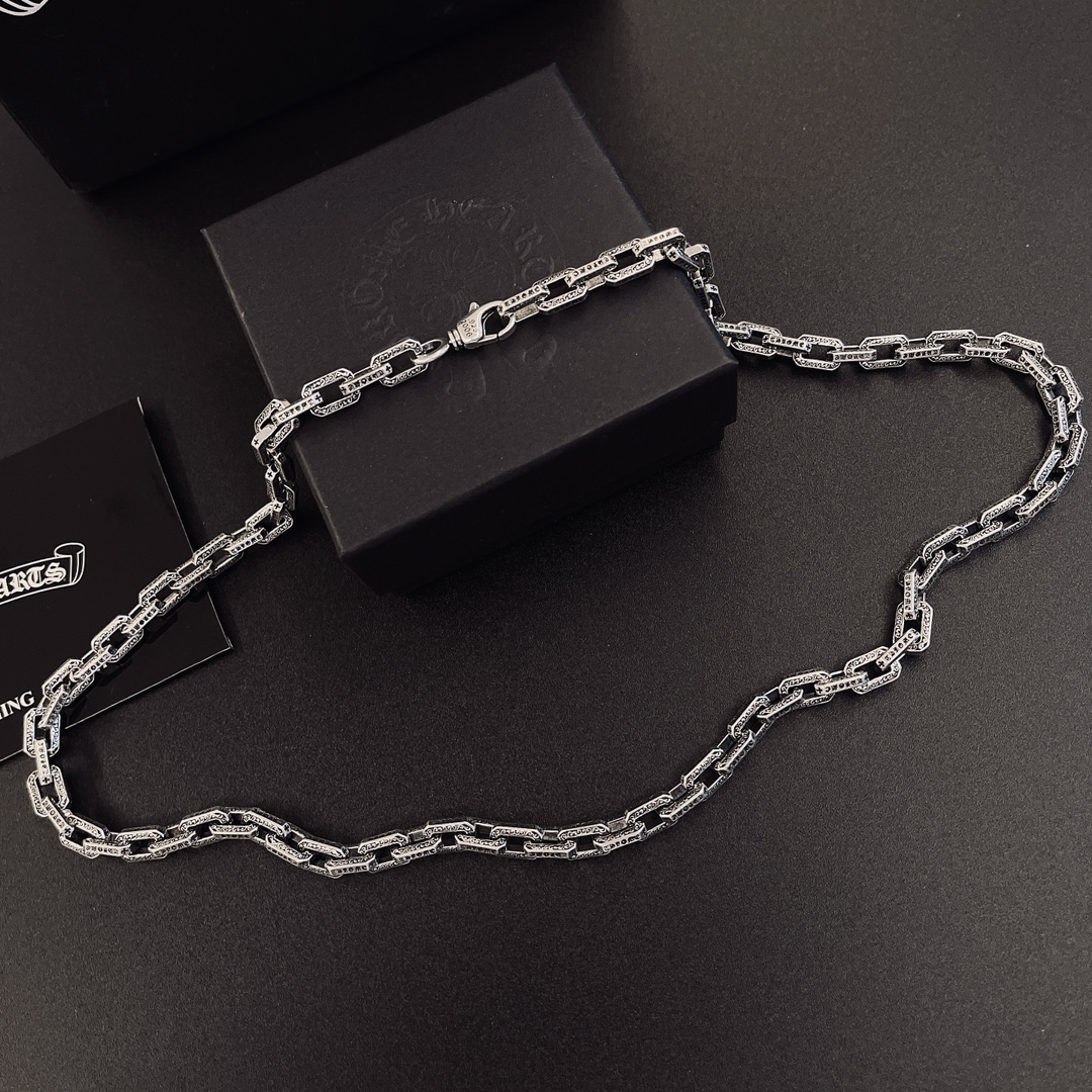 NO:555450,So handsome, the latest Chrome Hearts. No explosions, no hair. Factory direct sales. Original one-to-one replica. Chrome Hearts Necklace, fine jewelry, chrome hearts, necklace.19860909太帅爆了最新款克罗心 不爆不发 厂家直销 原版一比一复刻 克罗心项链,饰品精品,chrome hearts,necklace,Jewelry