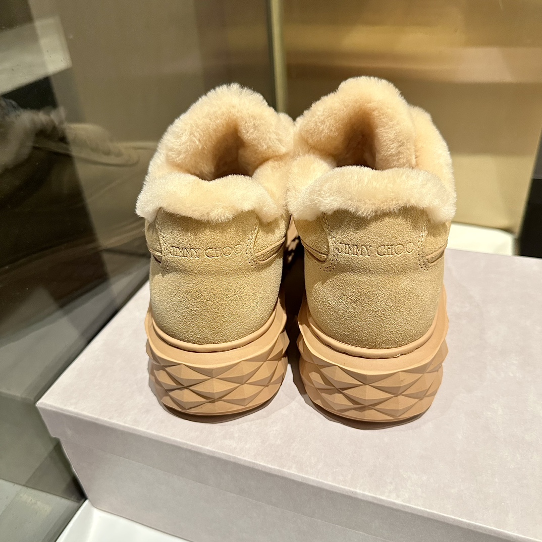 Jimmy Choo Exclusive Original Sole Casual Sneakers - Warm Sheep Wool 10 i1760070035 4203 7