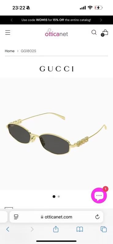 ‼️ 官网图 GUCC* MODEL：GG1802S SIZE:58口18-145